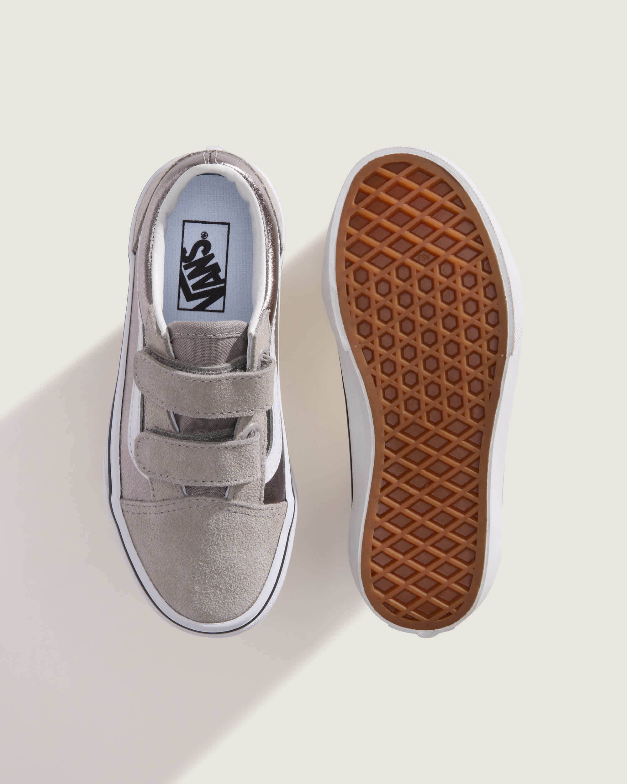 Kids Old Skool V Shoes 48 Years VANS Grey ALT2