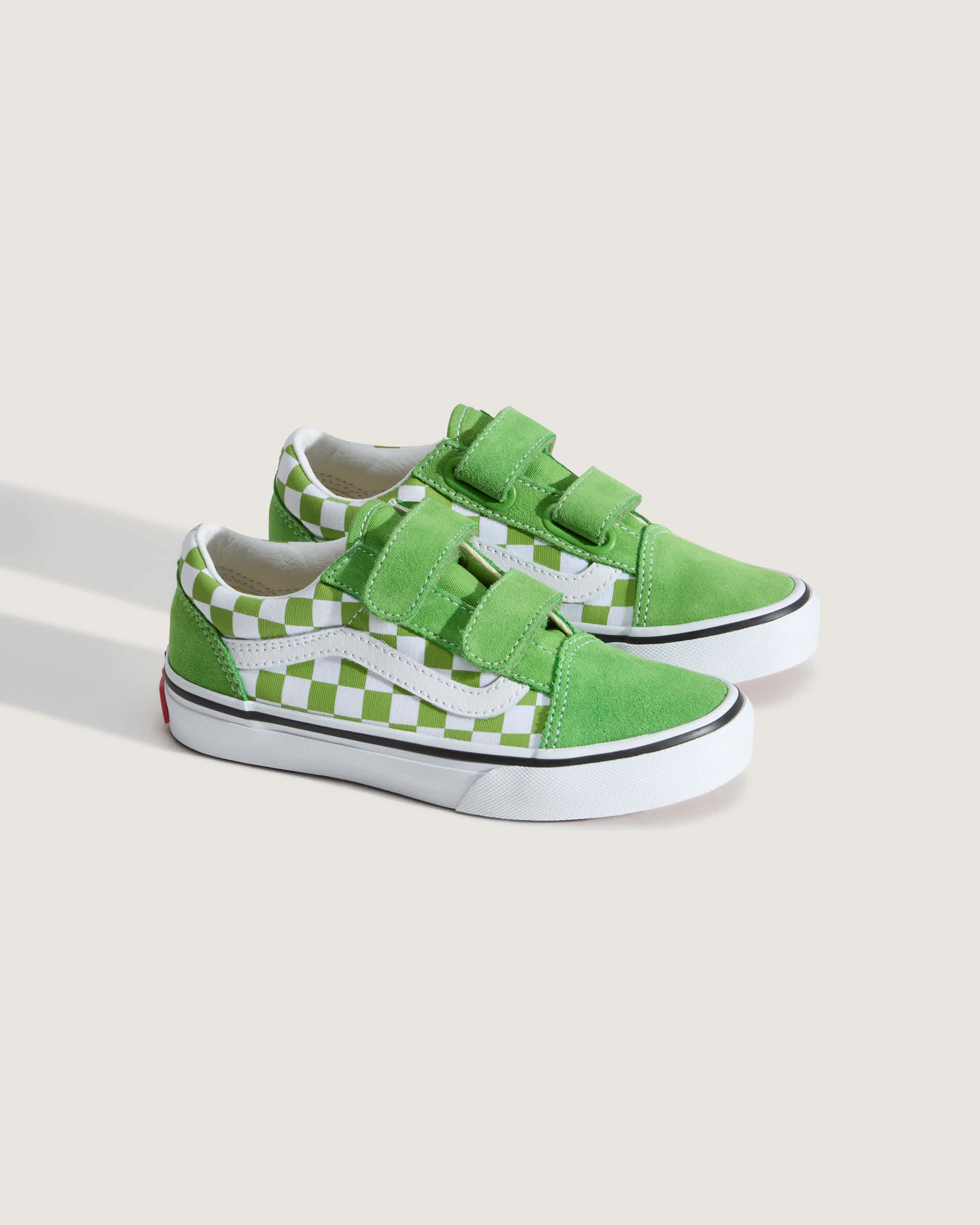Chaussures Old Skool V Checkerboard Enfant 48 ans VANS Vert ALT1