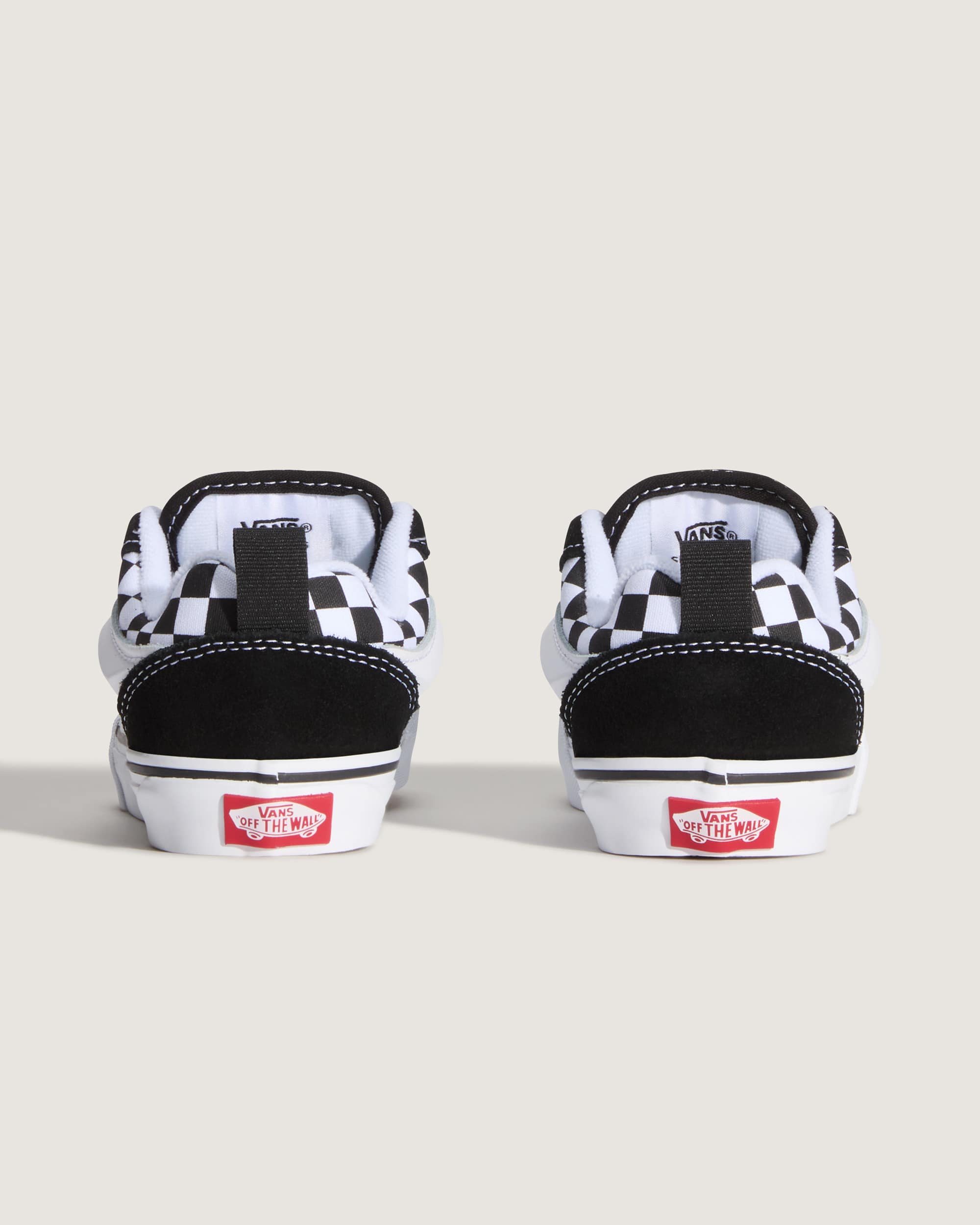 Tnis Knu Skool Checkerboard para criana 48 anos VANS Preto ALT3