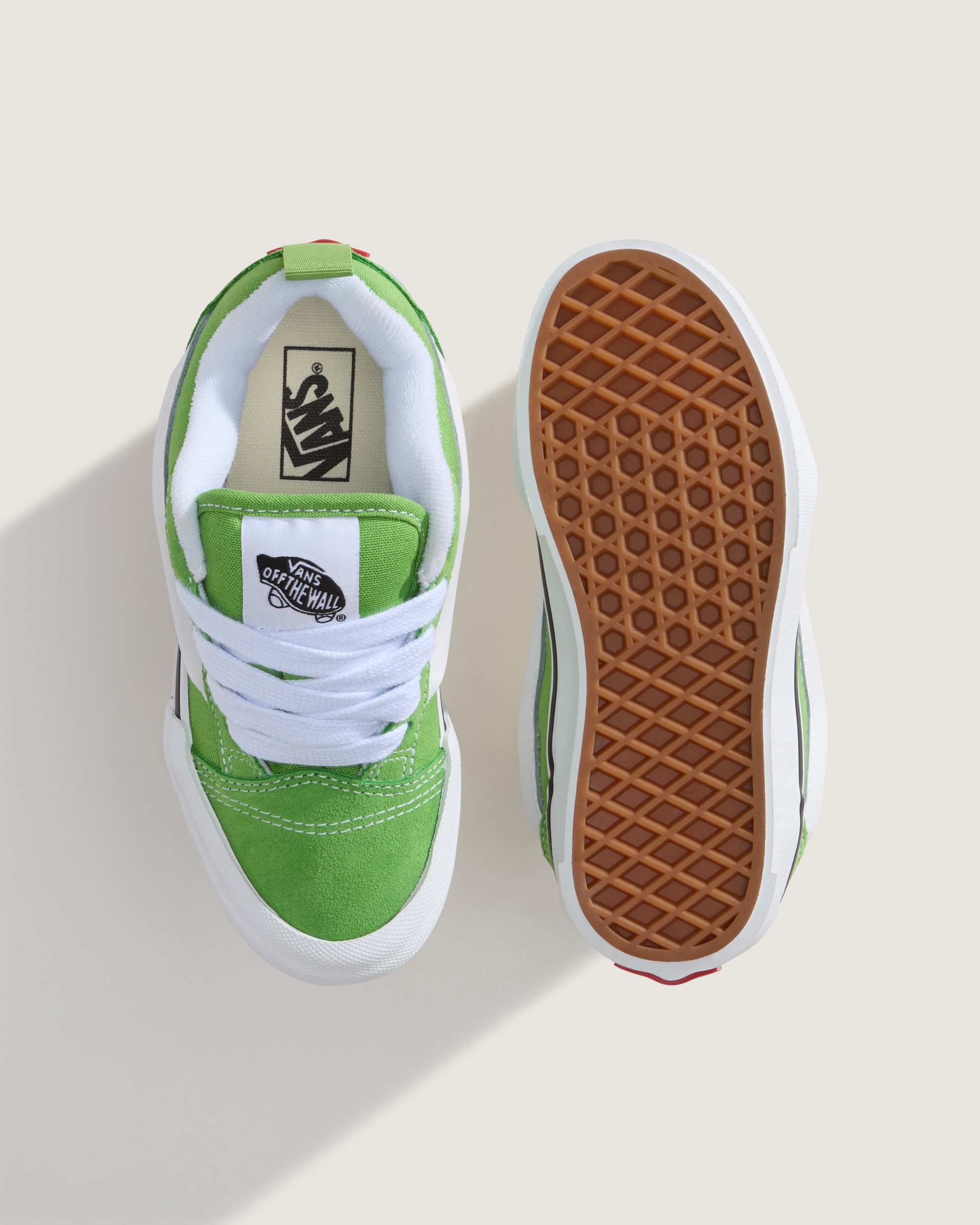 Tnis Knu Skool para criana 48 anos VANS Verde ALT2