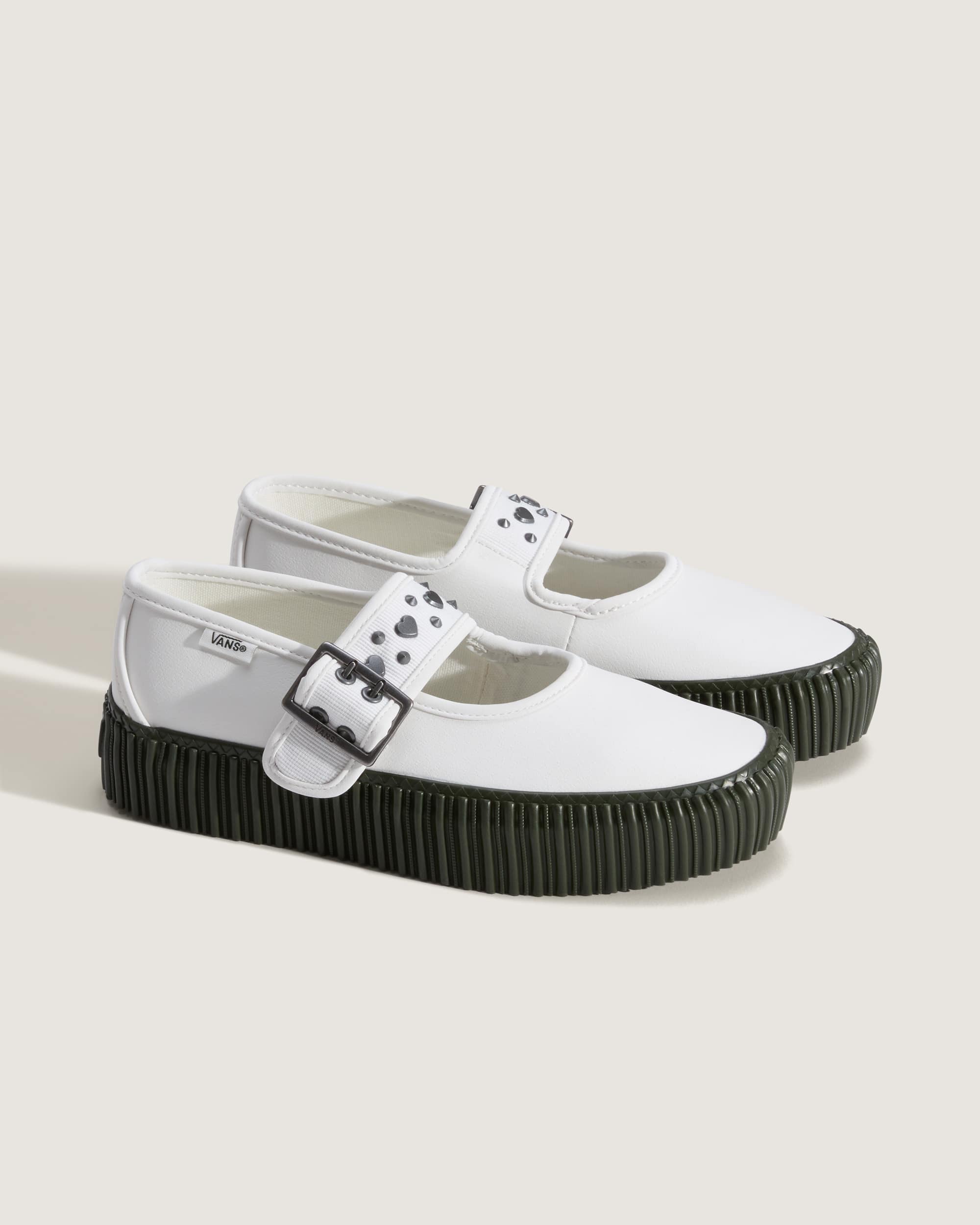 Mary Jane Creeper Plateauschuhe VANS Wei ALT1