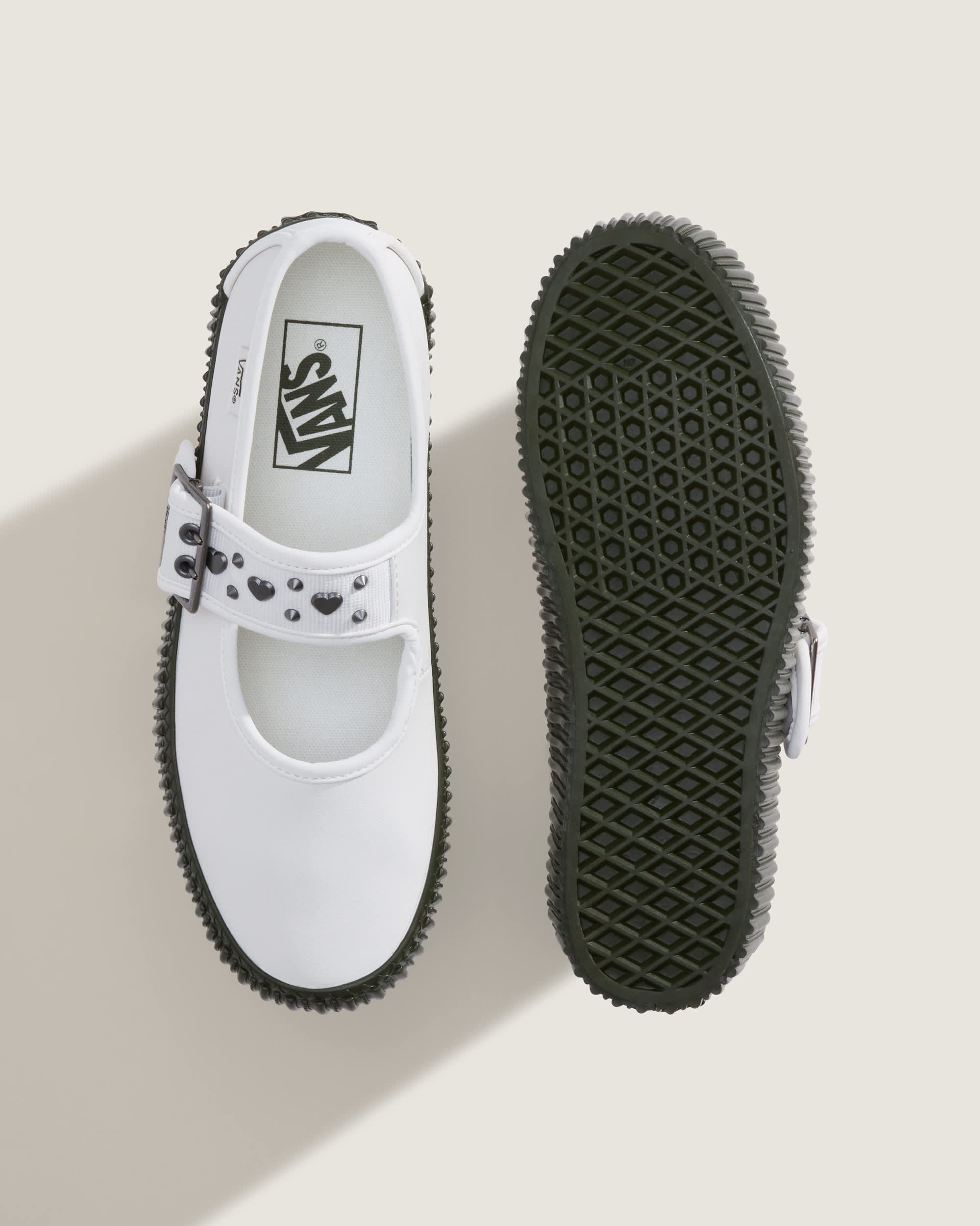 Mary Jane Creeper Plateauschuhe VANS Wei ALT2
