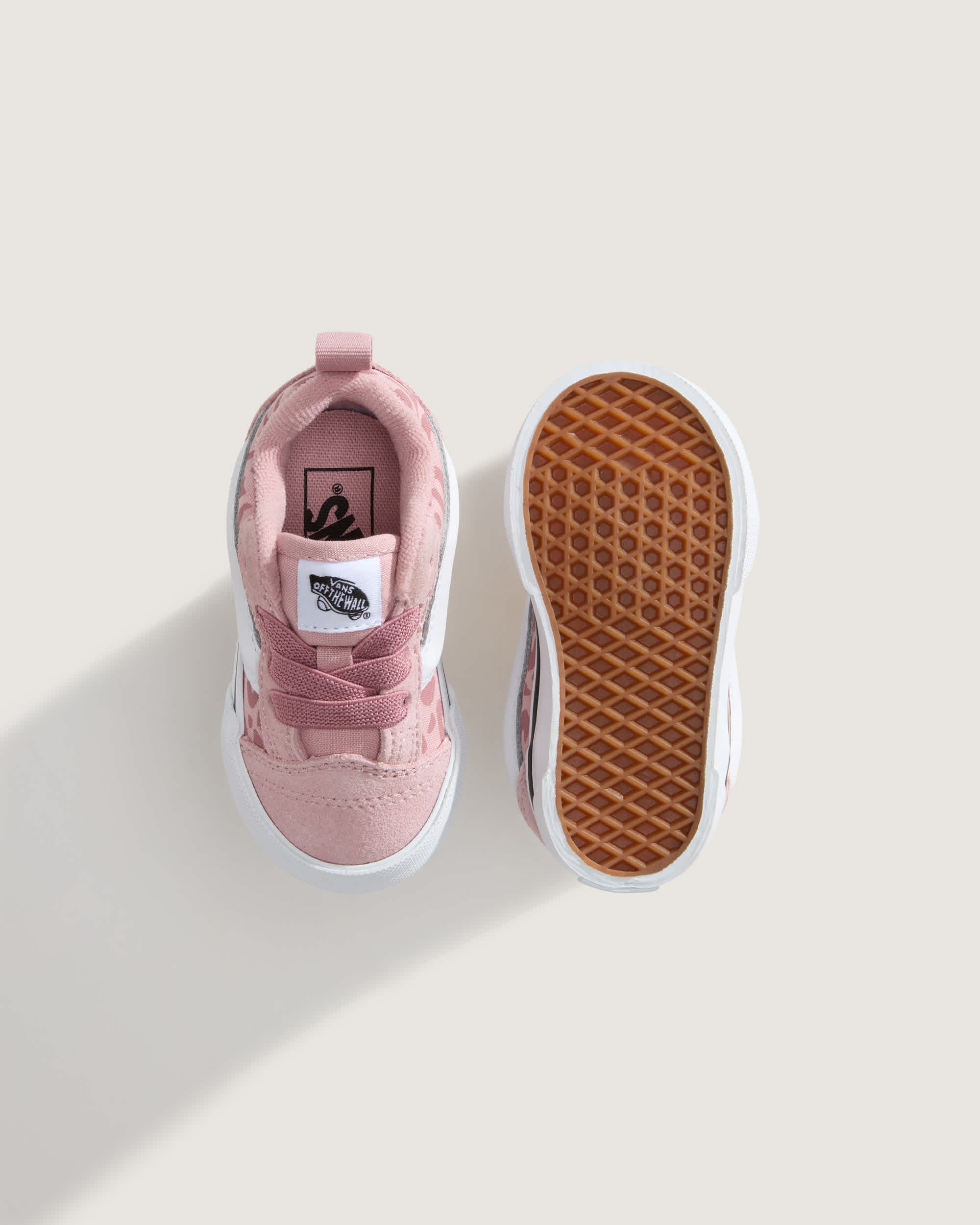 Knu Skool Elastic Lace LEOPARD Misty Mauve VANS Pink ALT2