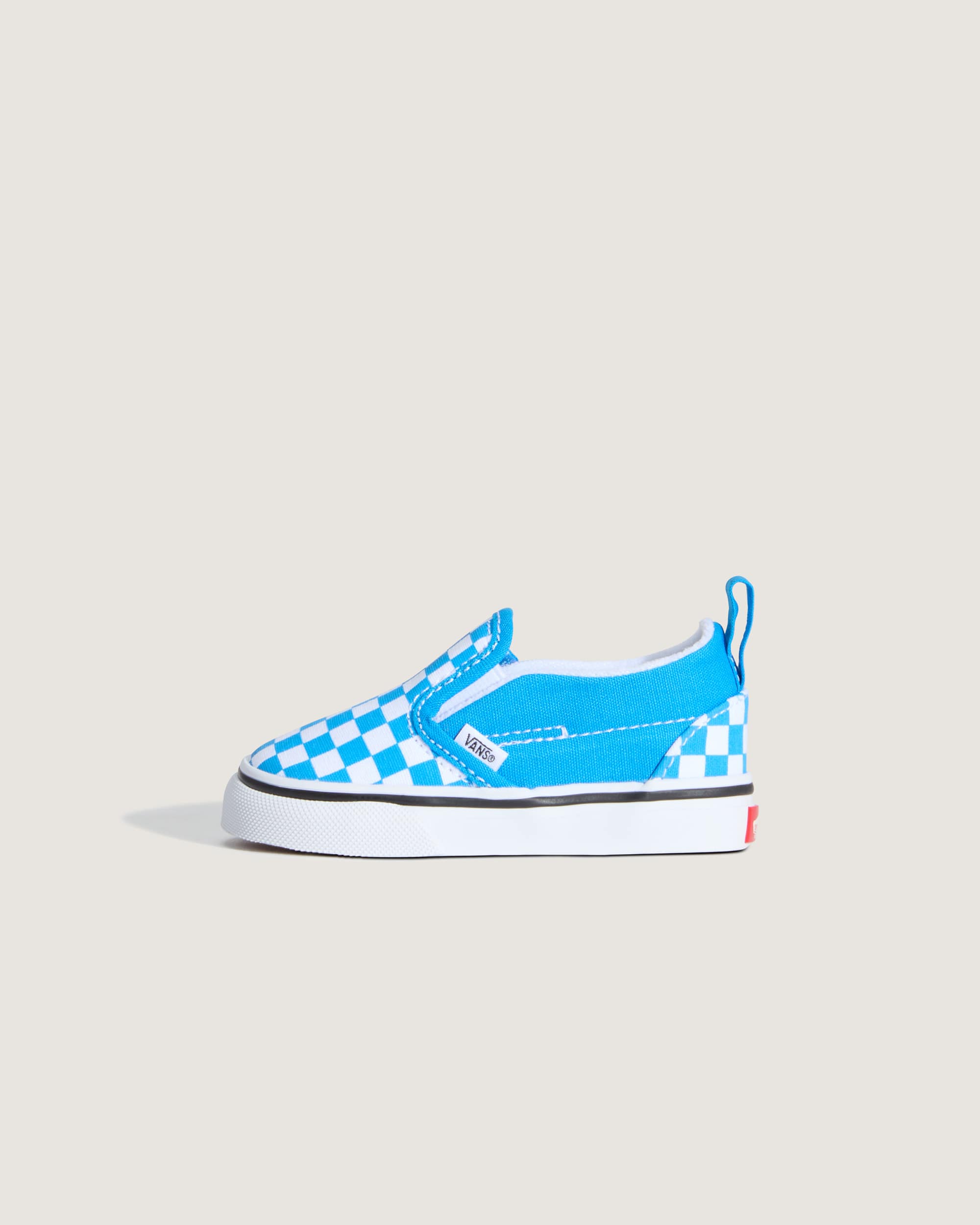 Toddler Classic SlipOn V Checkerboard Shoes 14 Years VANS Blue HERO
