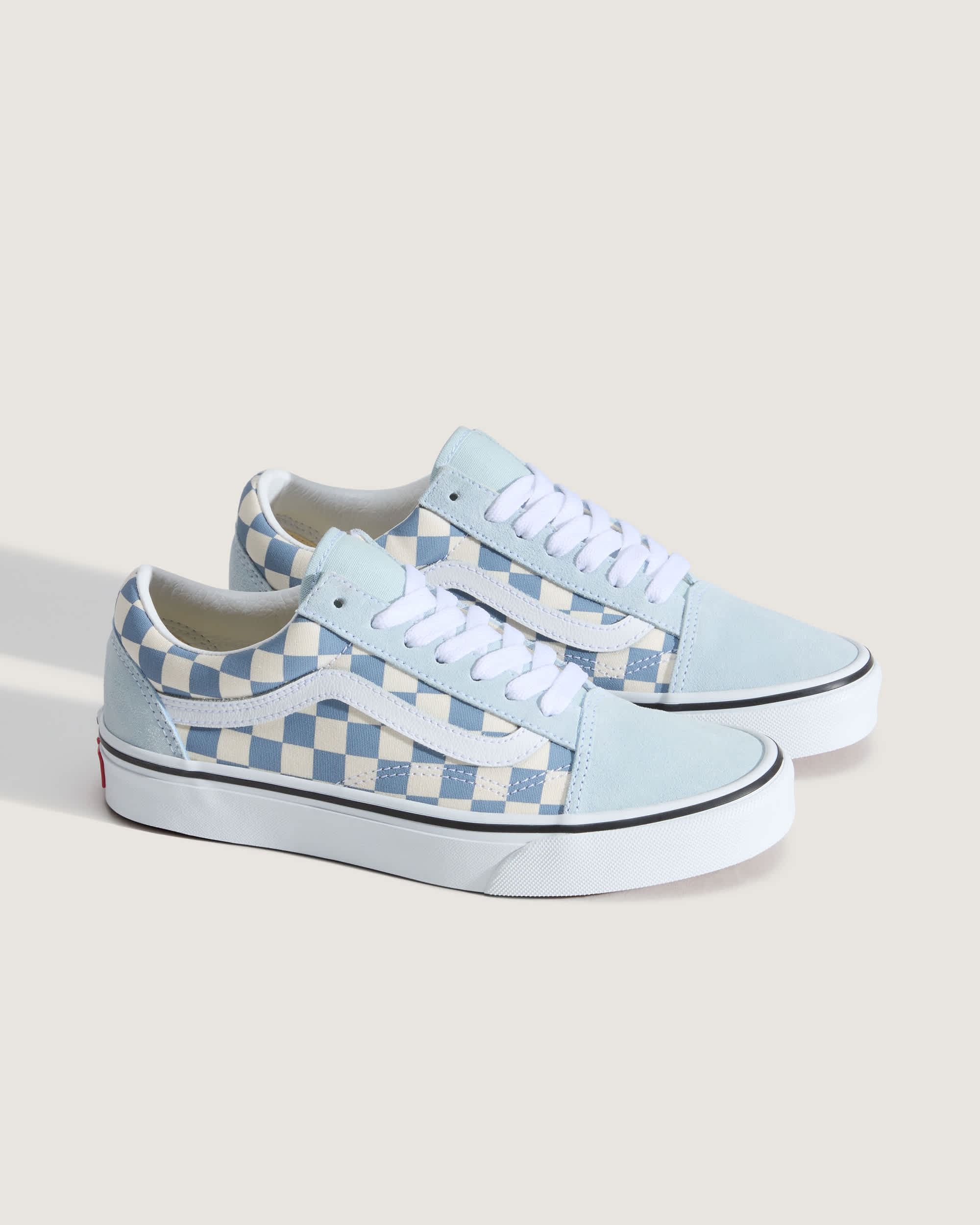 Old Skool Checkerboard Schuhe VANS Blau ALT1