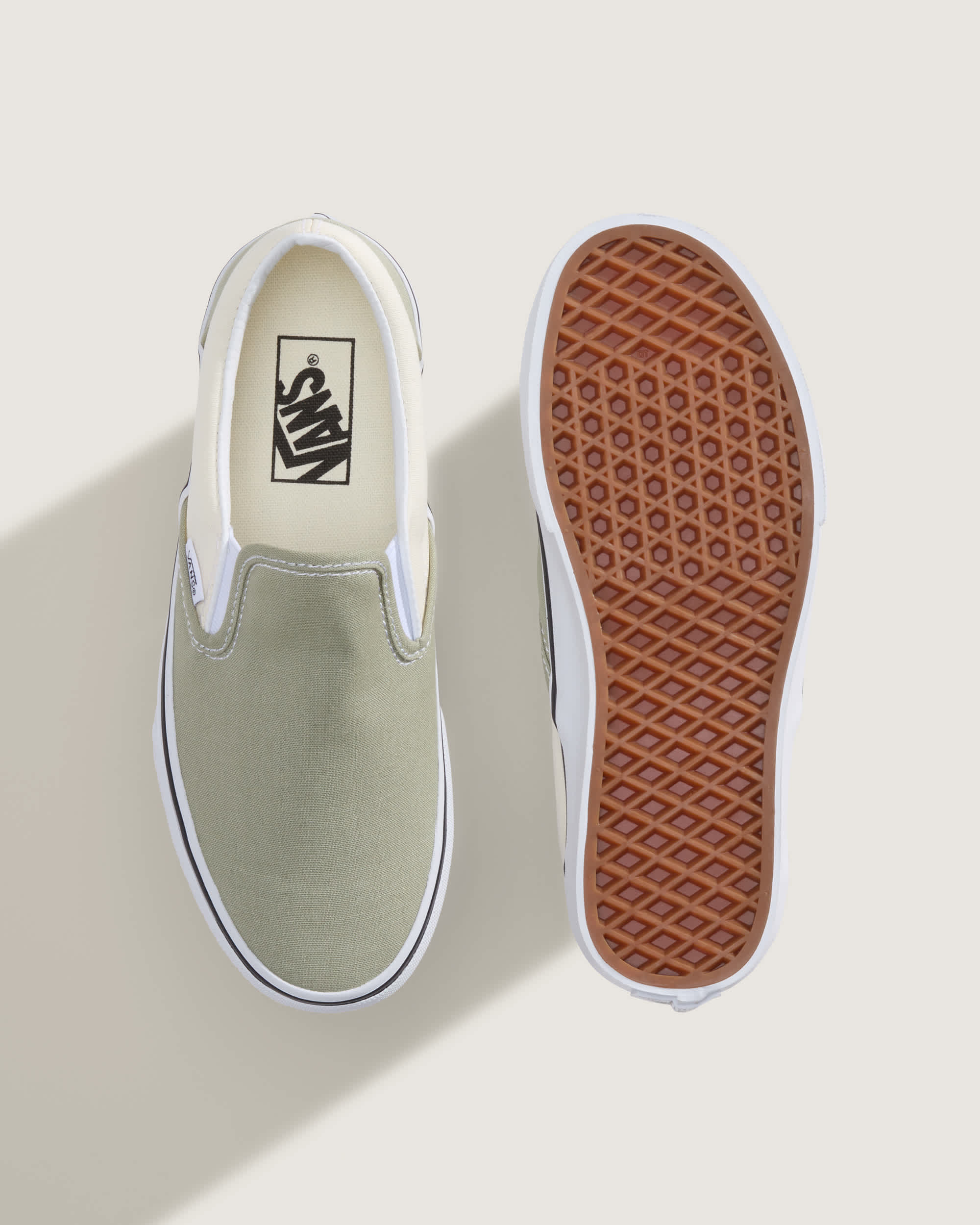 Chaussures Classic SlipOn VANS Beige ALT2