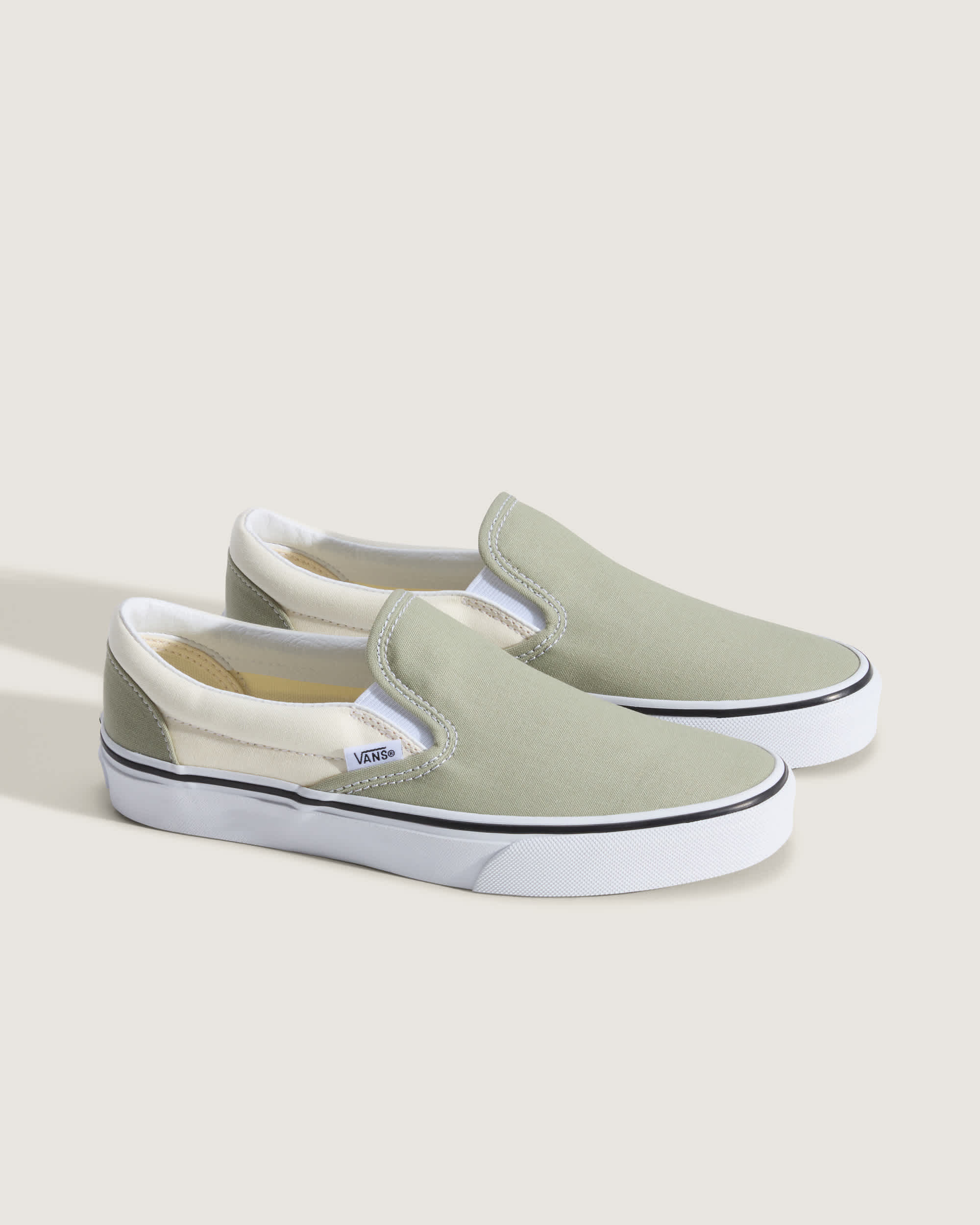 Chaussures Classic SlipOn VANS Beige ALT1