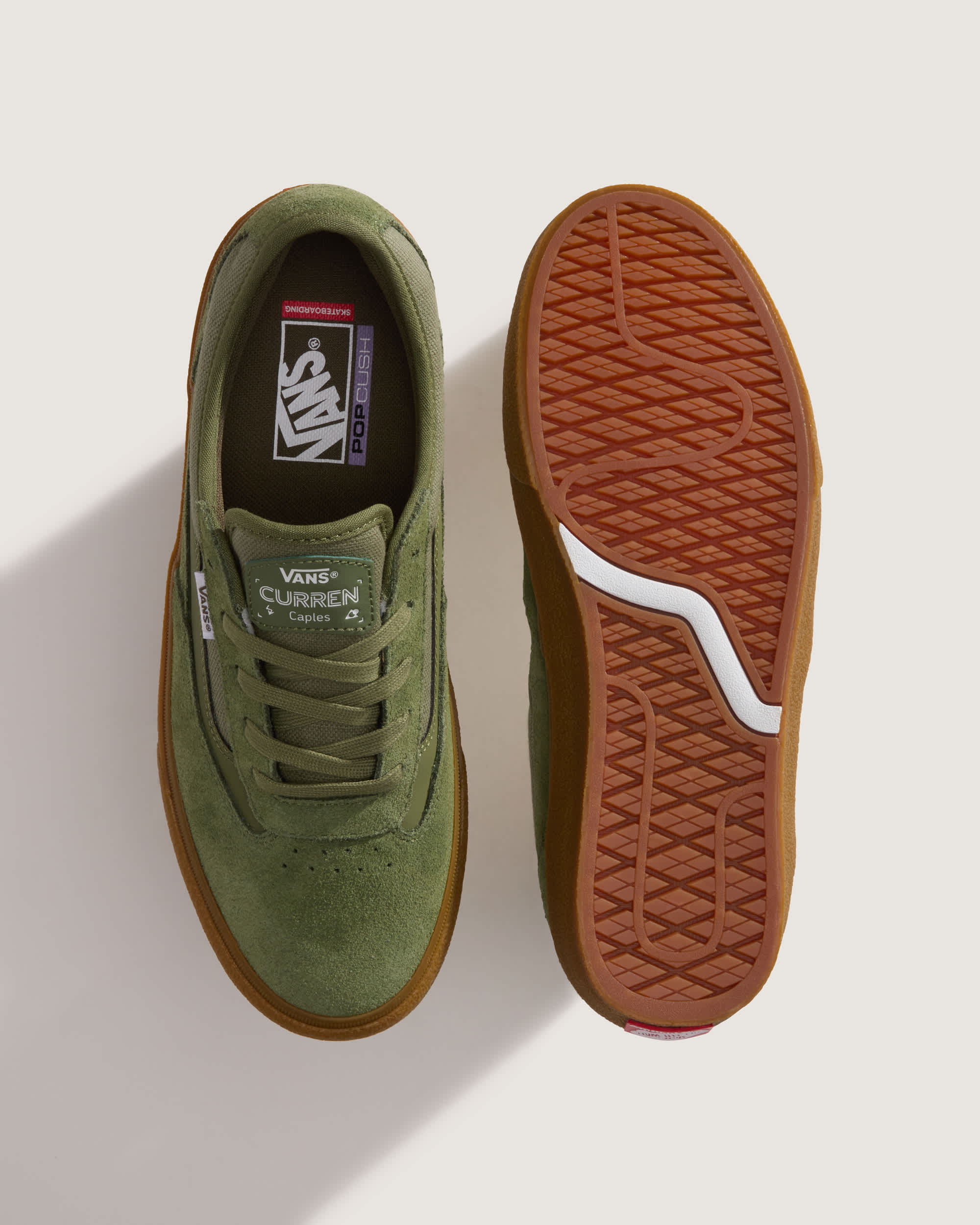 Skate Curren Caples Shoes VANS Green ALT2