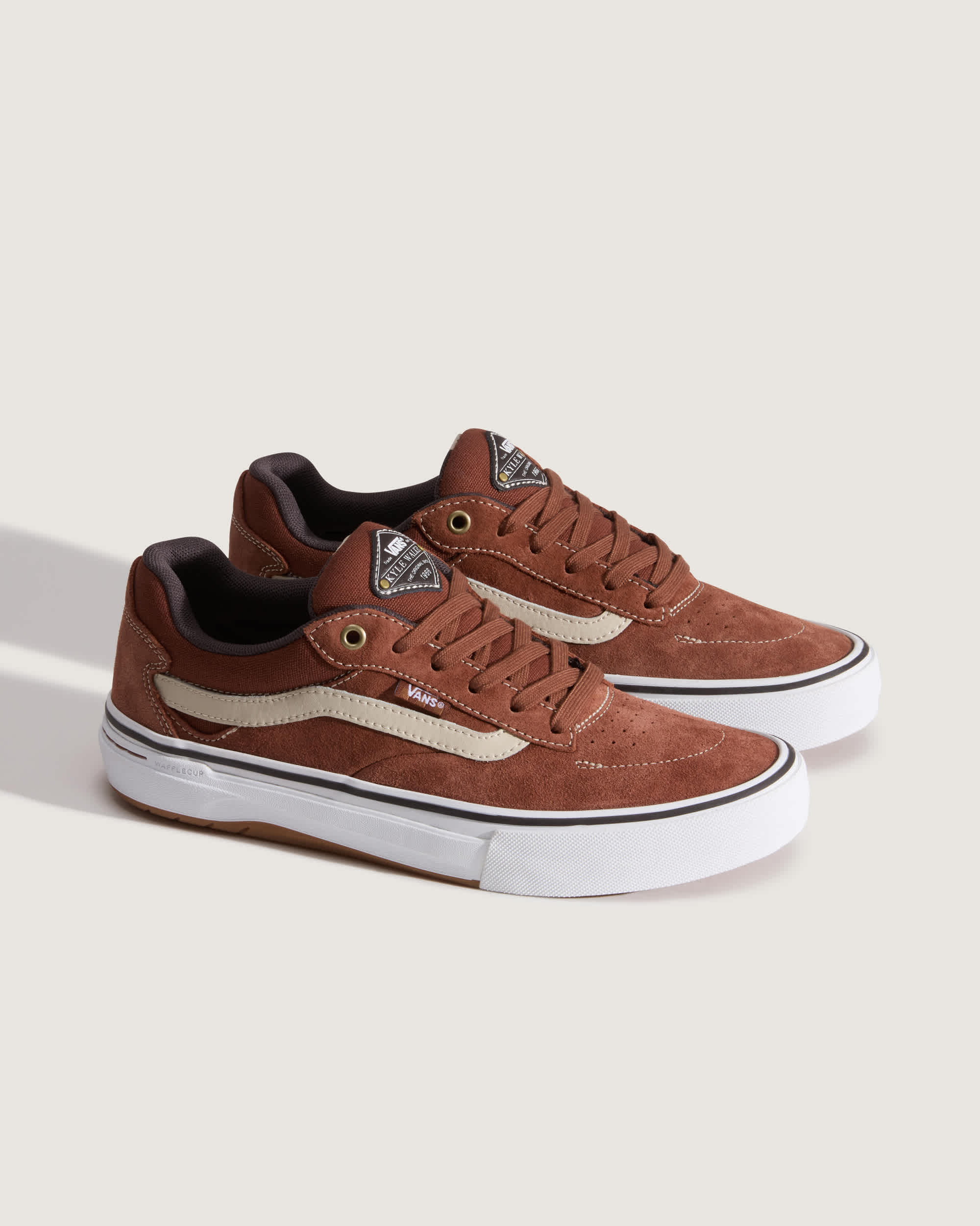 Skate Kyle Walker Skateschuhe mit WafflecupKonstruktion VANS Braun ALT1