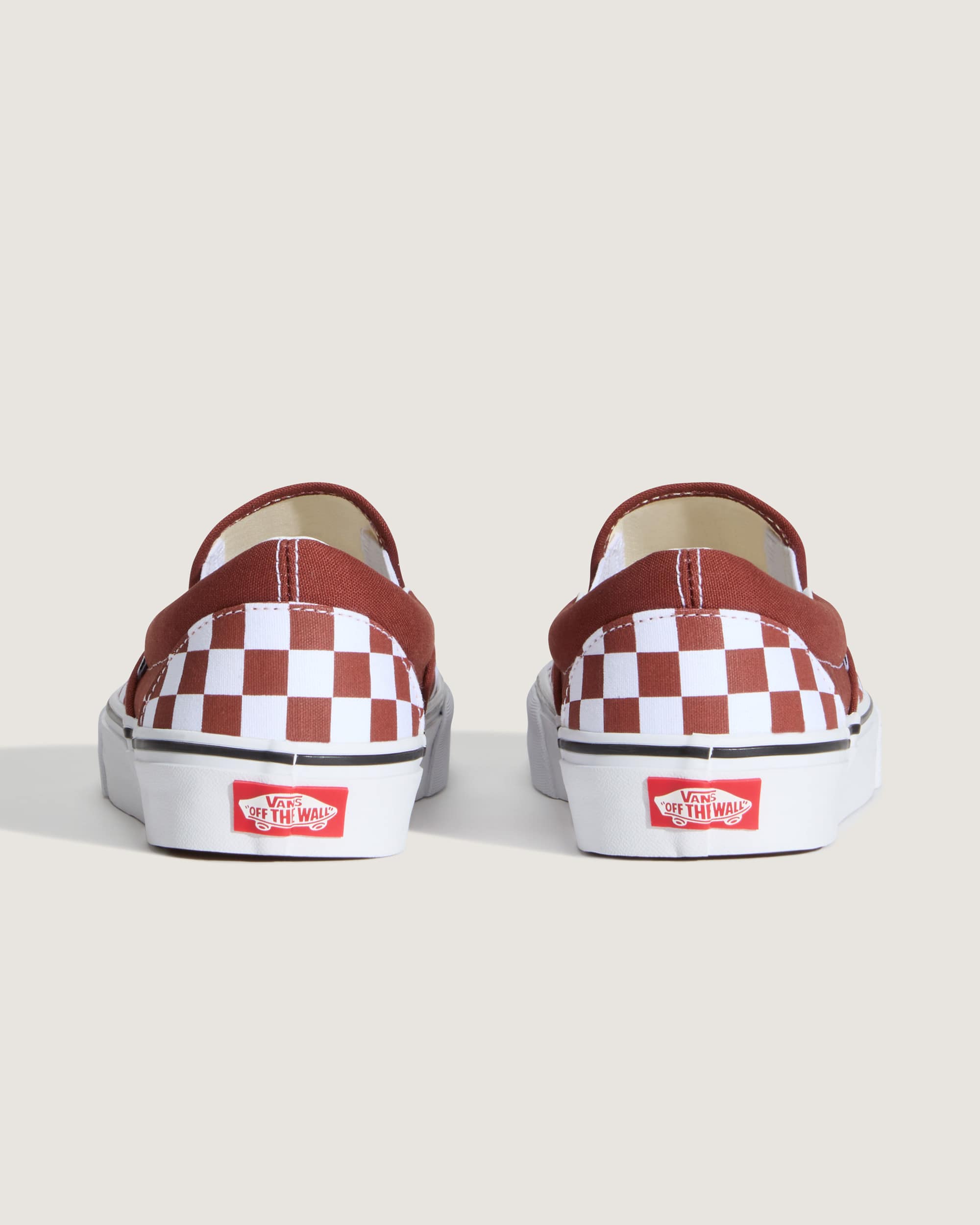 Classic SlipOn Checkerboard Schuhe VANS Braun ALT3