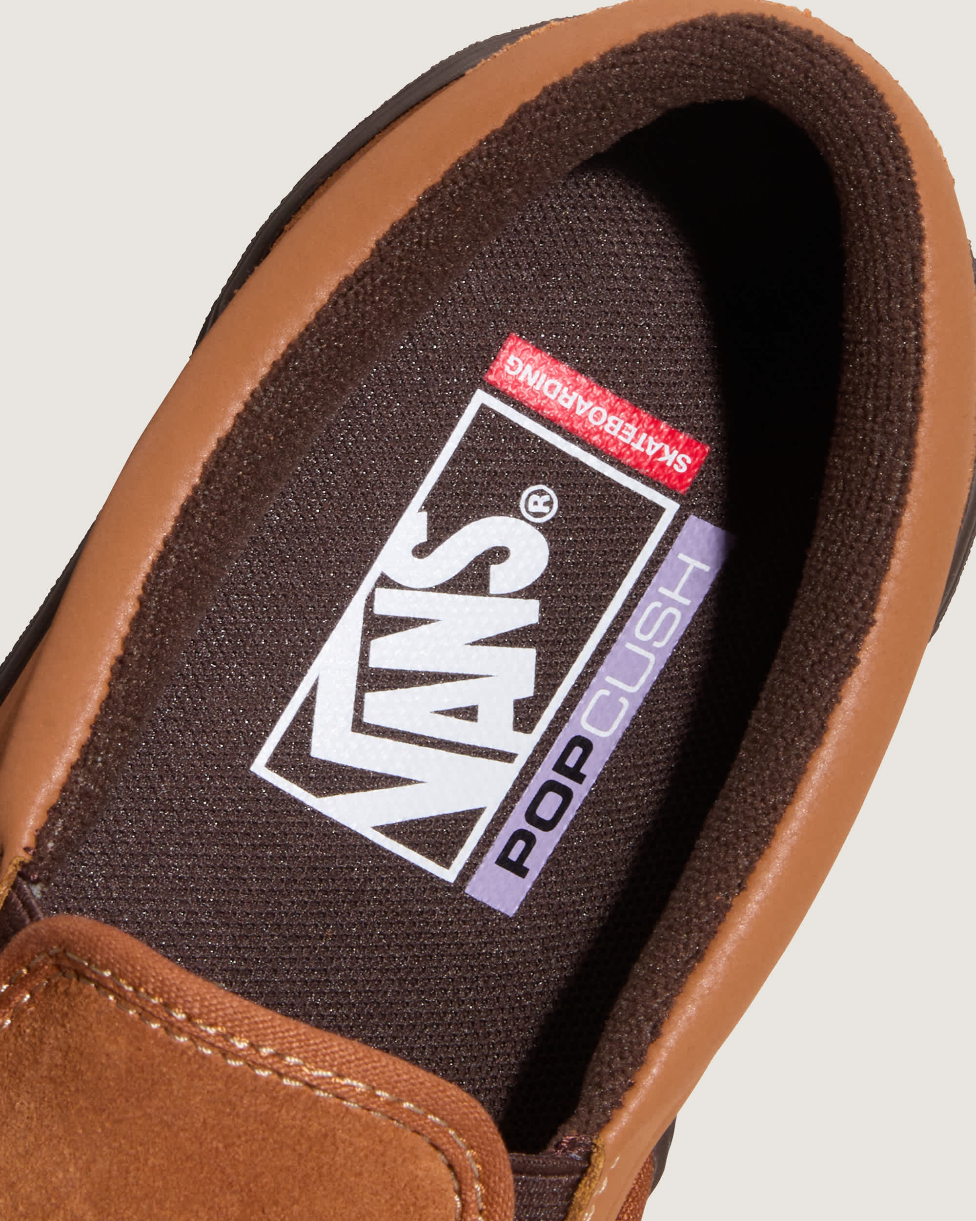 Skate SlipOn Schuhe VANS Braun ALT6