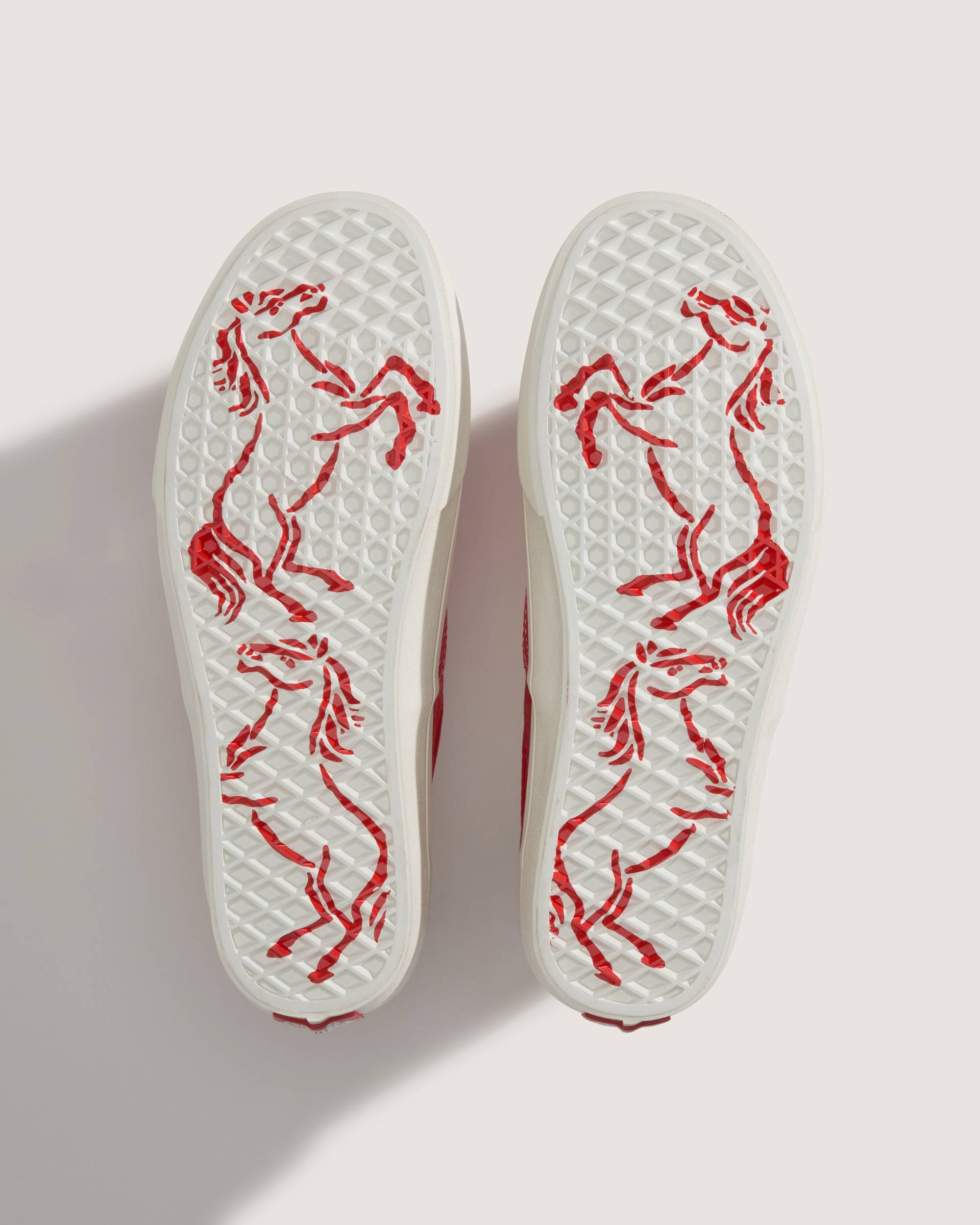 Buty Authentic Year of the Horse VANS CzerwonyZoty ALT7