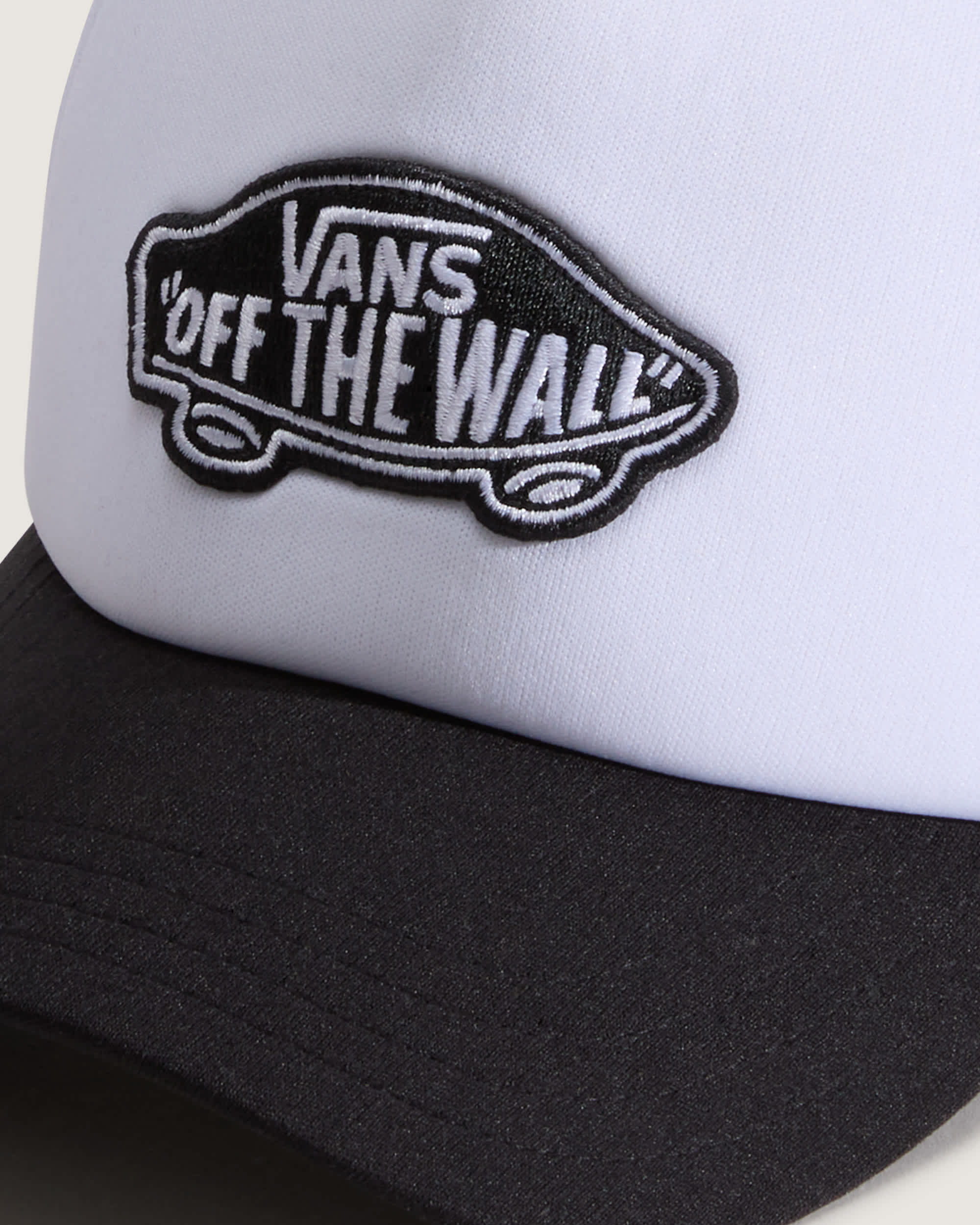 Kinder Patch Curved Bill Trucker Cap VANS Schwarz ALT2