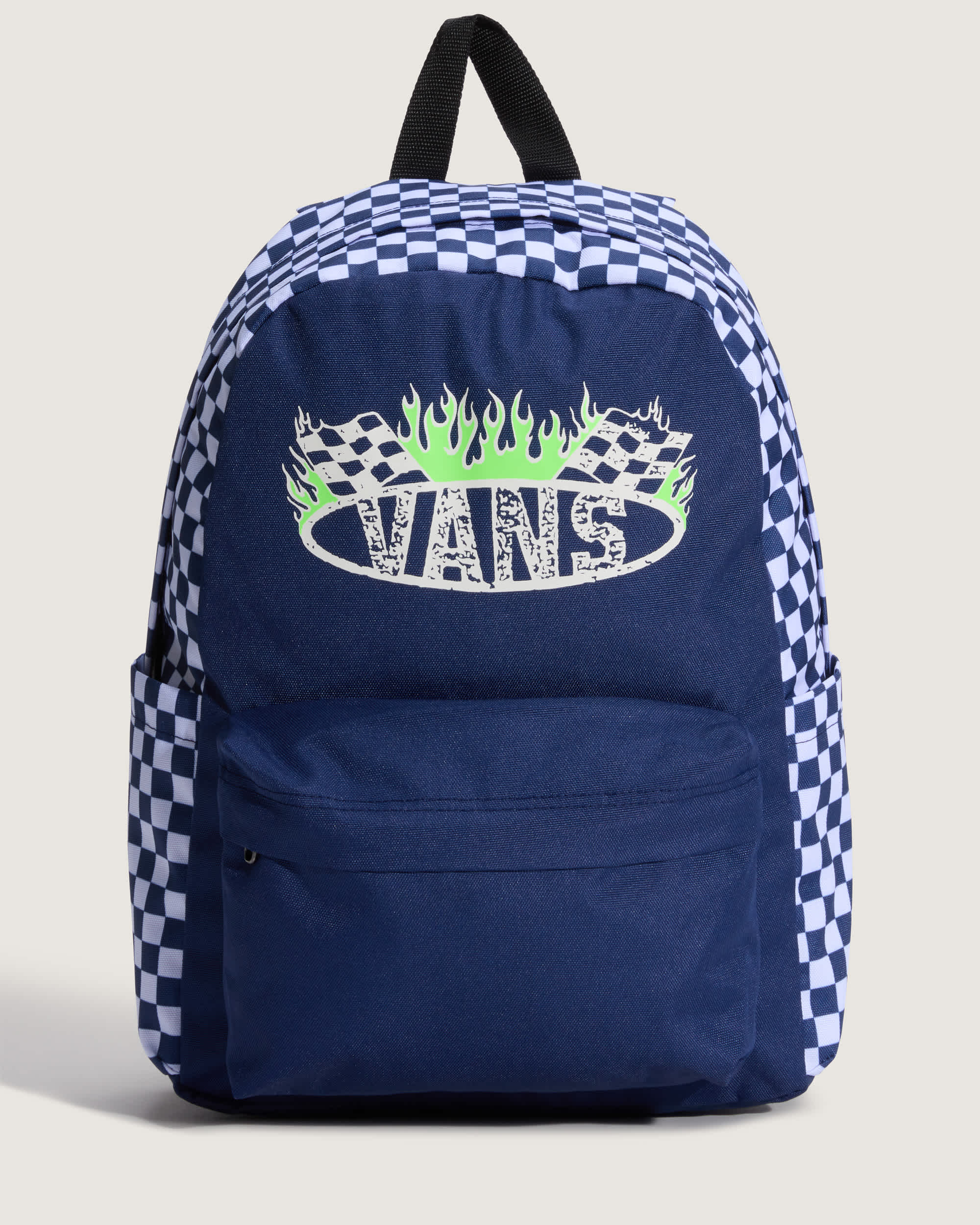 Old Skool Grom Backpack CHECKERBOARD Deep Indigo VANS Bleu HERO