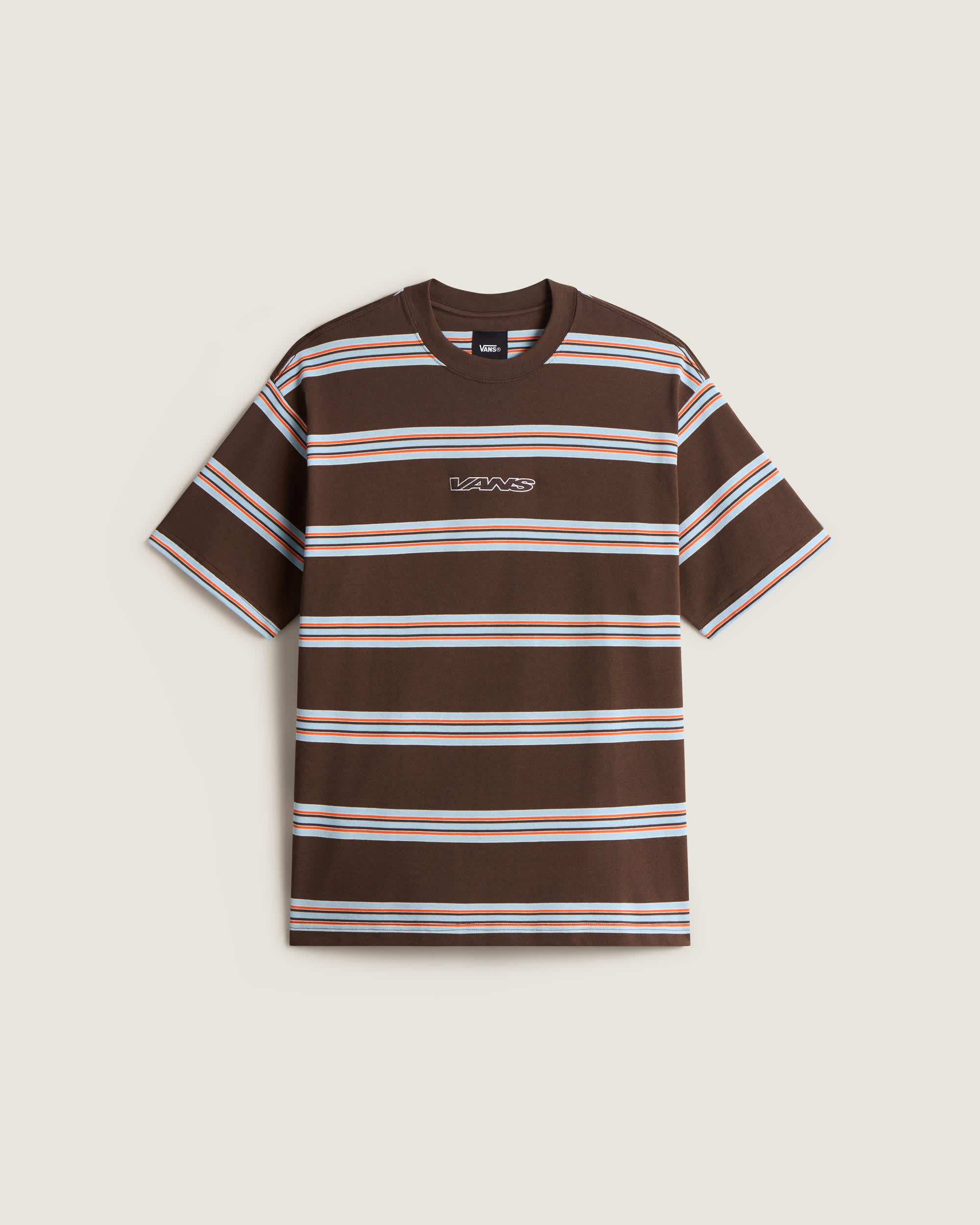 Tshirt Mesa Stripe VANS Marron HERO