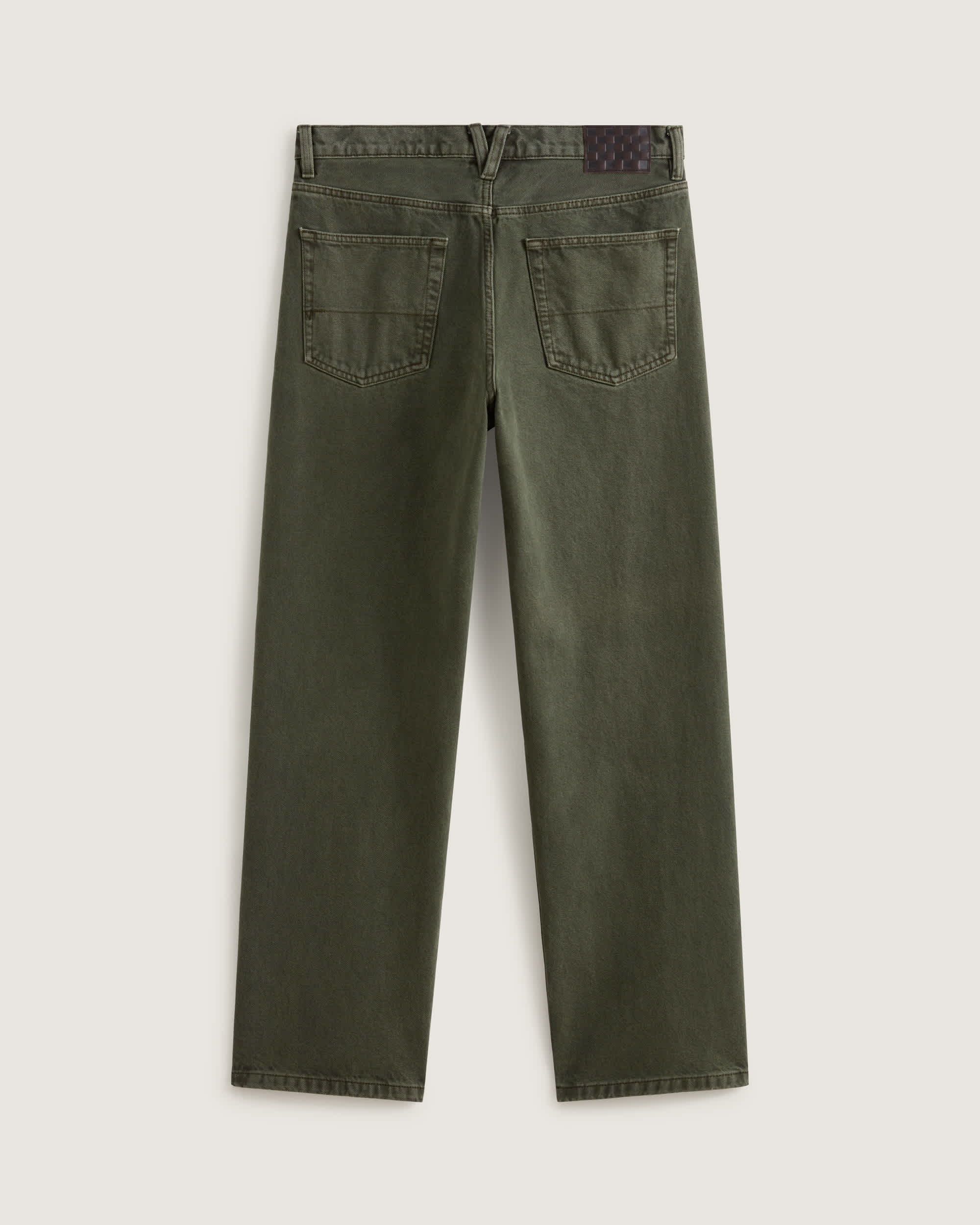 Check5 Loose Denim Pant Mossy Olive VANS Verde ALT1