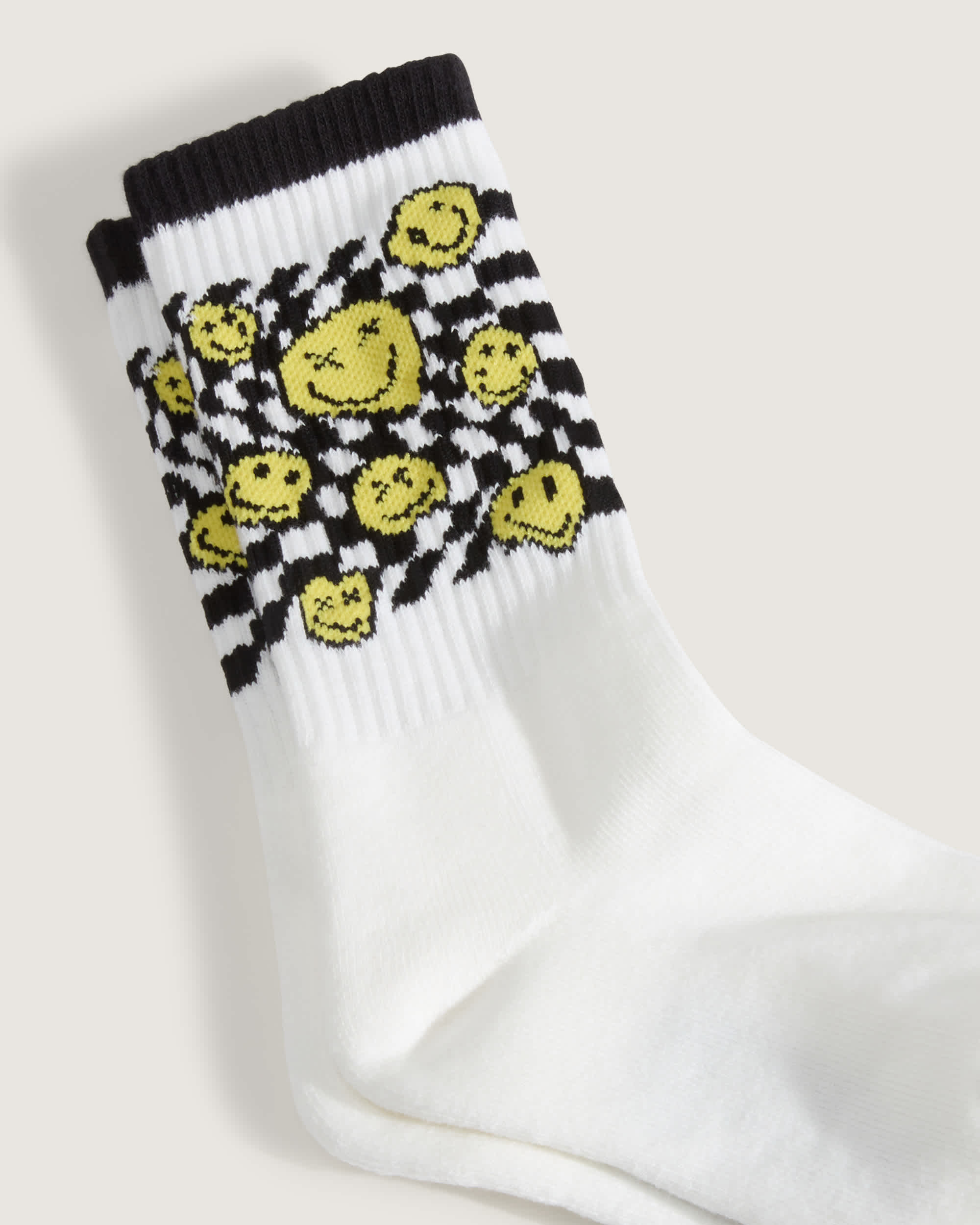 Kinder Ticker Checkerboard Crew Socken VANS Wei ALT2