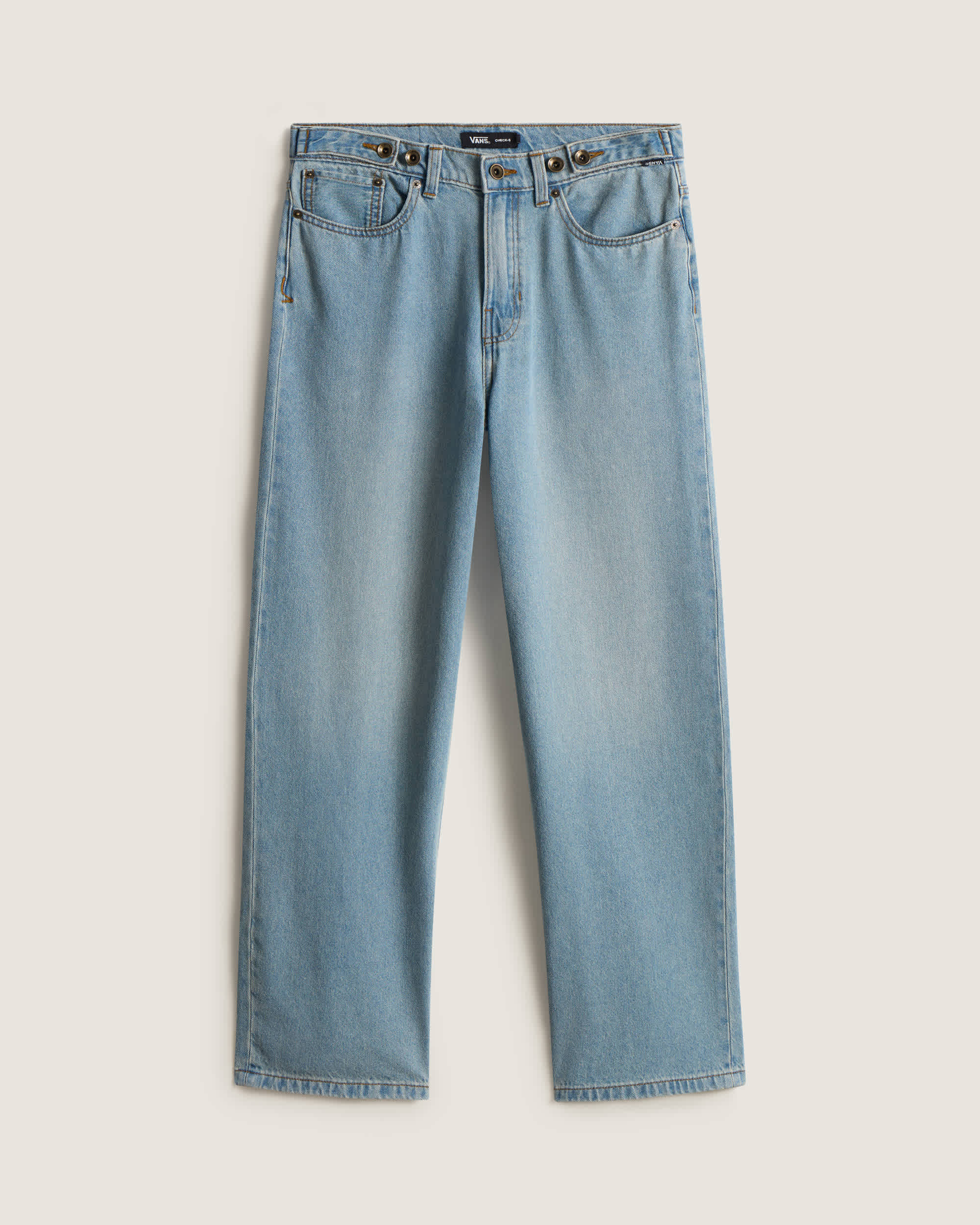 Cinched Check5 BaggyHose VANS Blau HERO