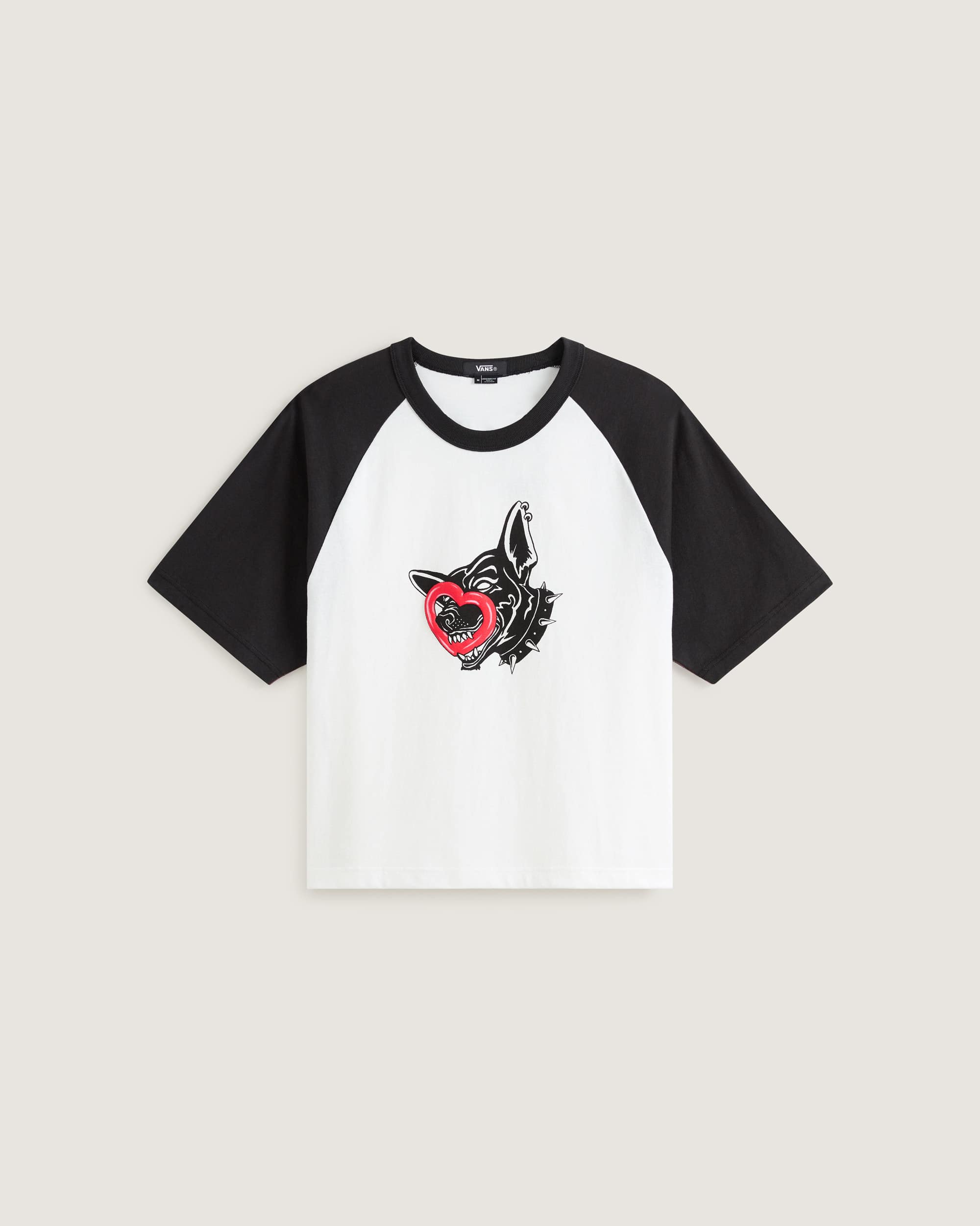 Kurzes Dayana Dog Face TShirt VANS Wei HERO