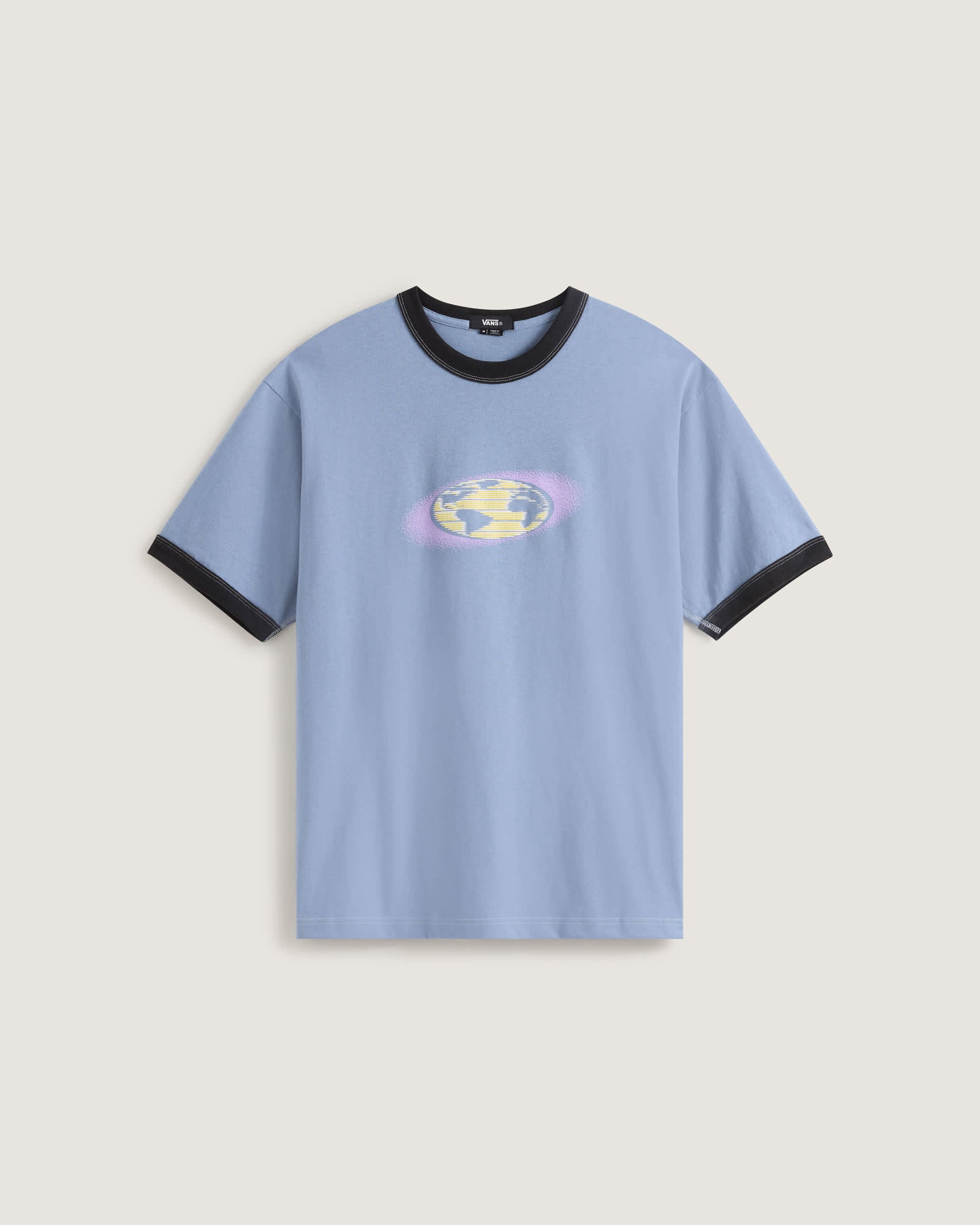 Pixel Globe TShirt VANS Grau HERO