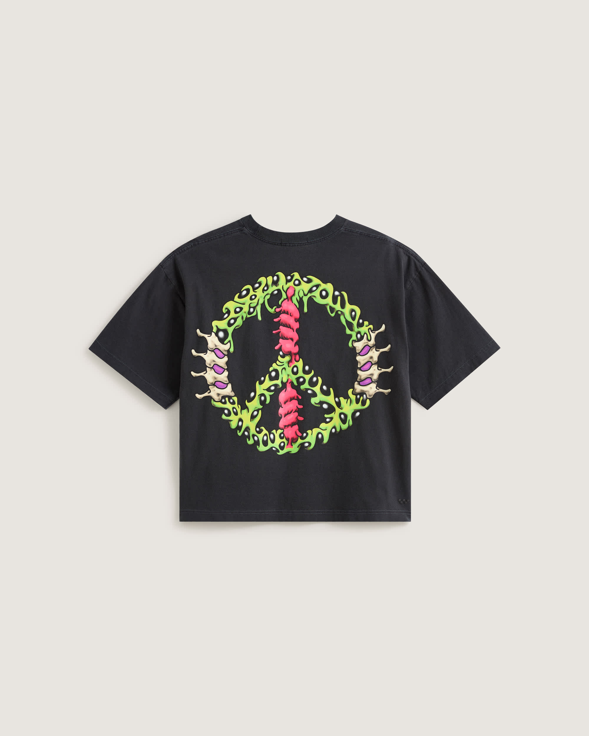 Kurzes Wreckpack Claw Peace TShirt VANS Schwarz ALT1