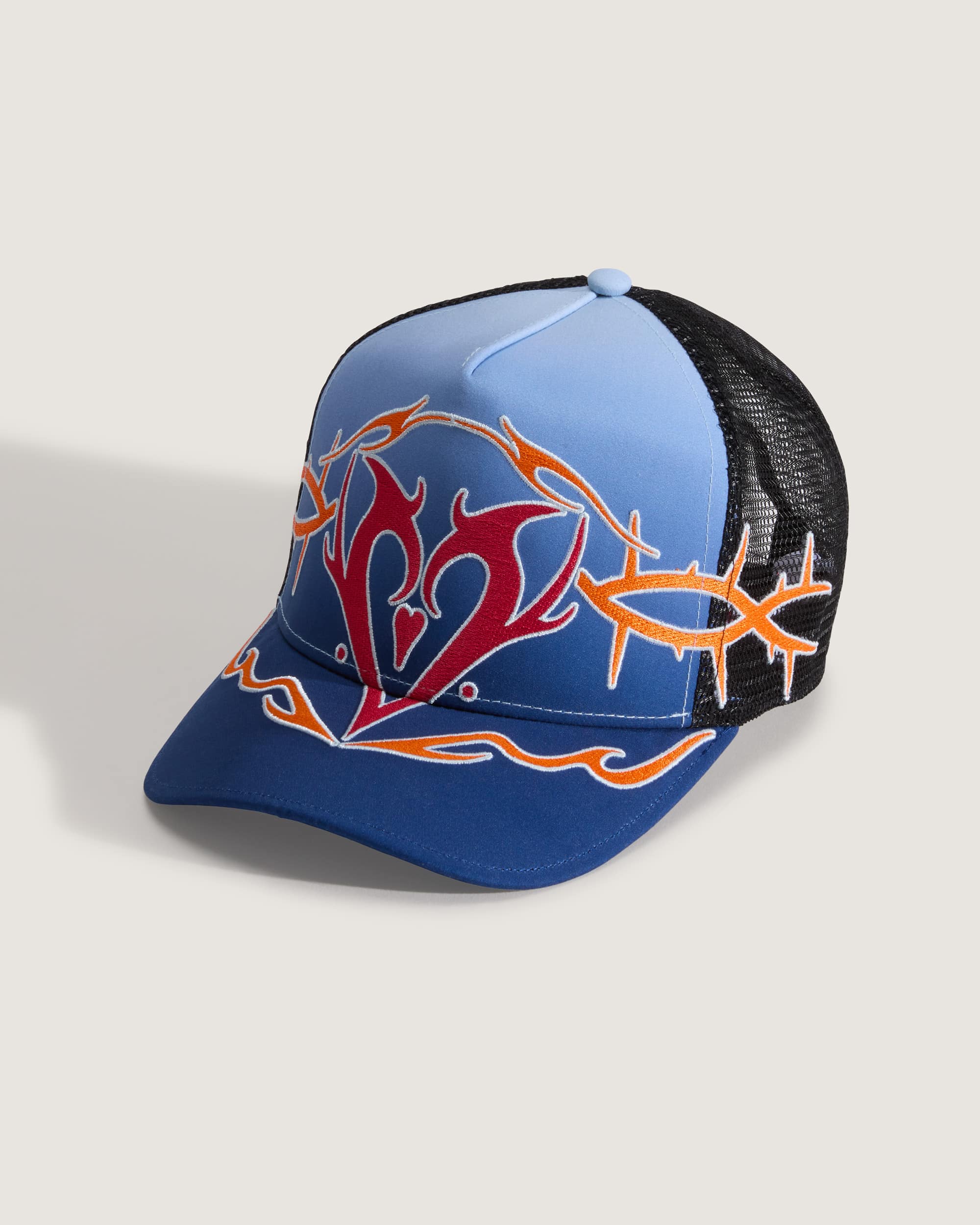 Premium Dayana Tribal TruckerKappe VANS Blau HERO