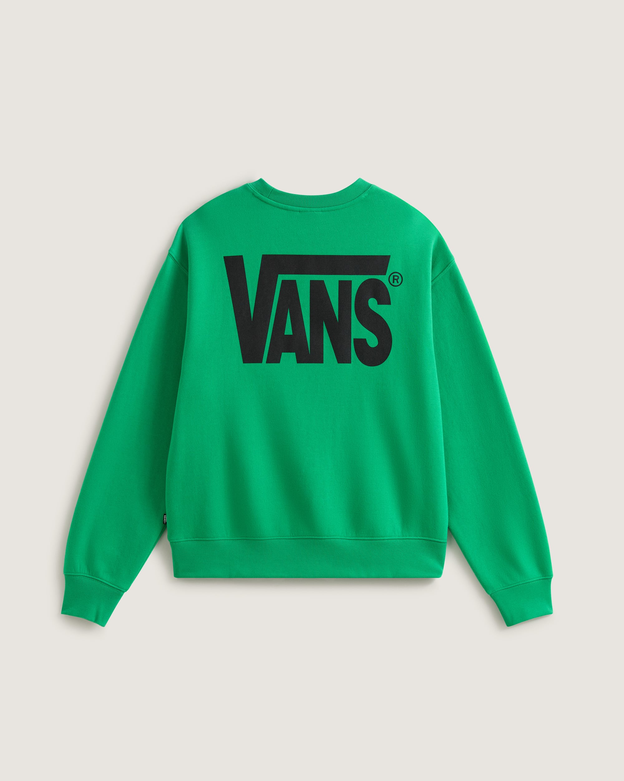 StretchSweatshirt mit Rundhalsausschnitt und Logo VANS Grn ALT1