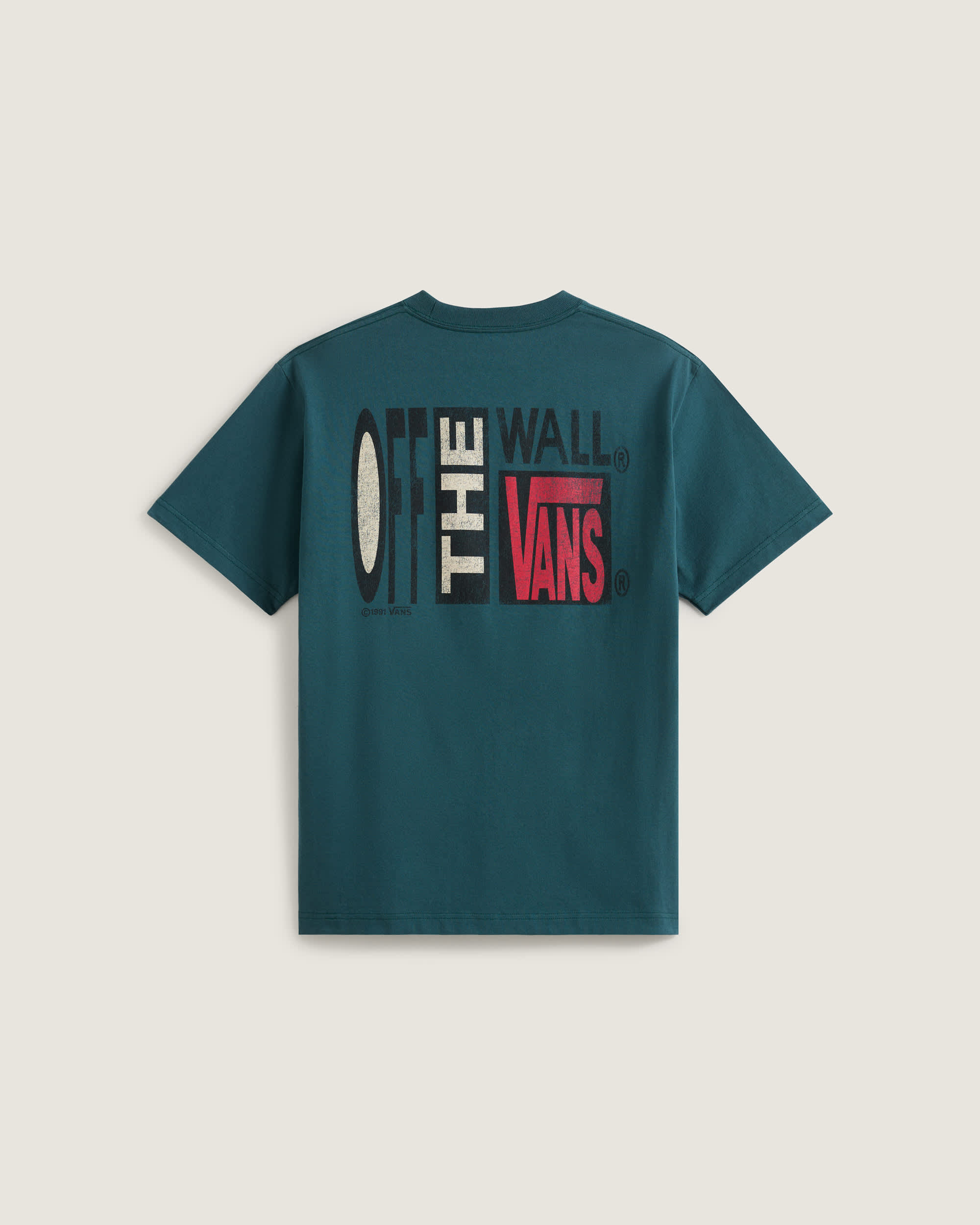 Stretch Stack Crackle TShirt VANS Grn ALT1