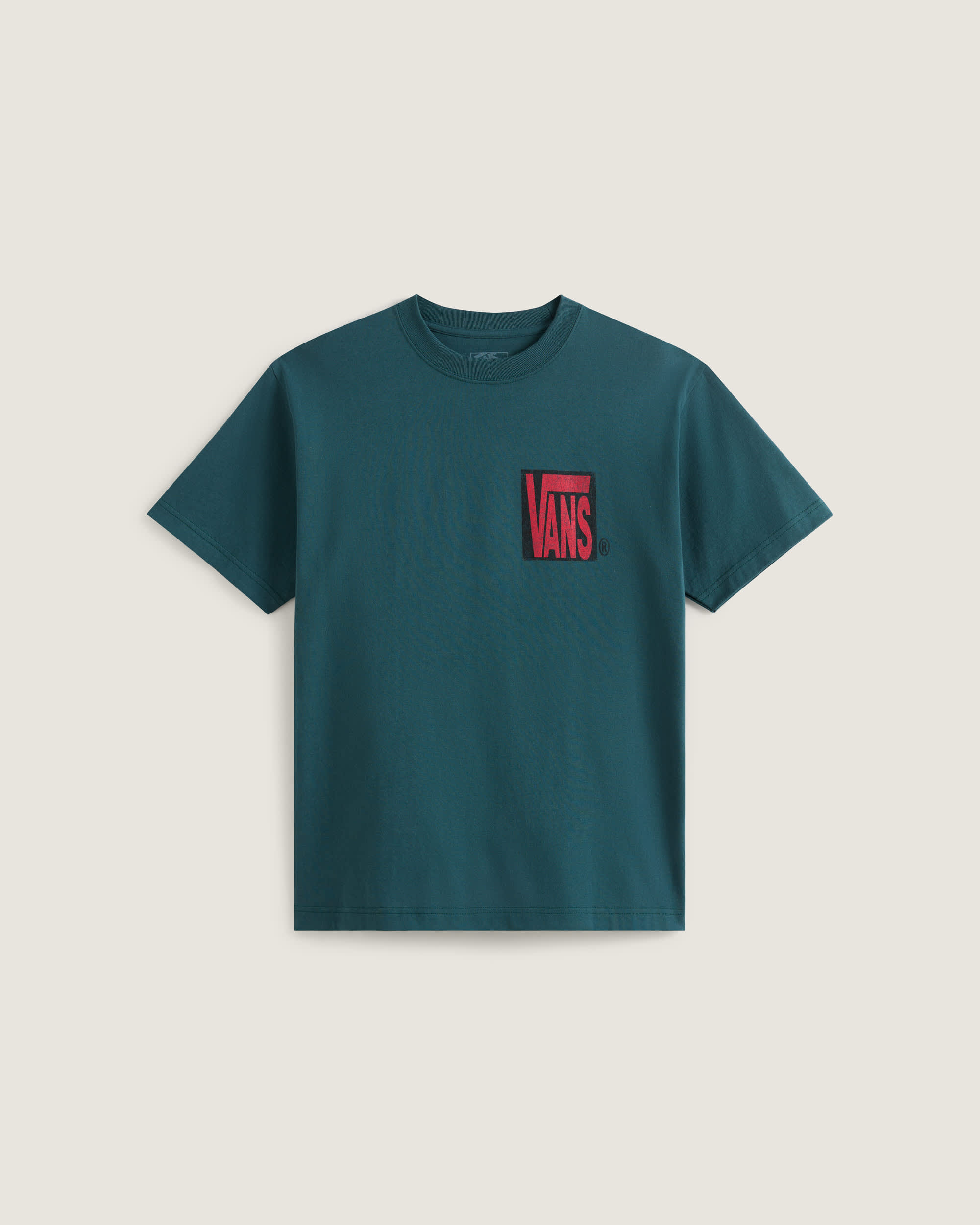 Stretch Stack Crackle SS Tee Mystic Moss VANS Verde HERO