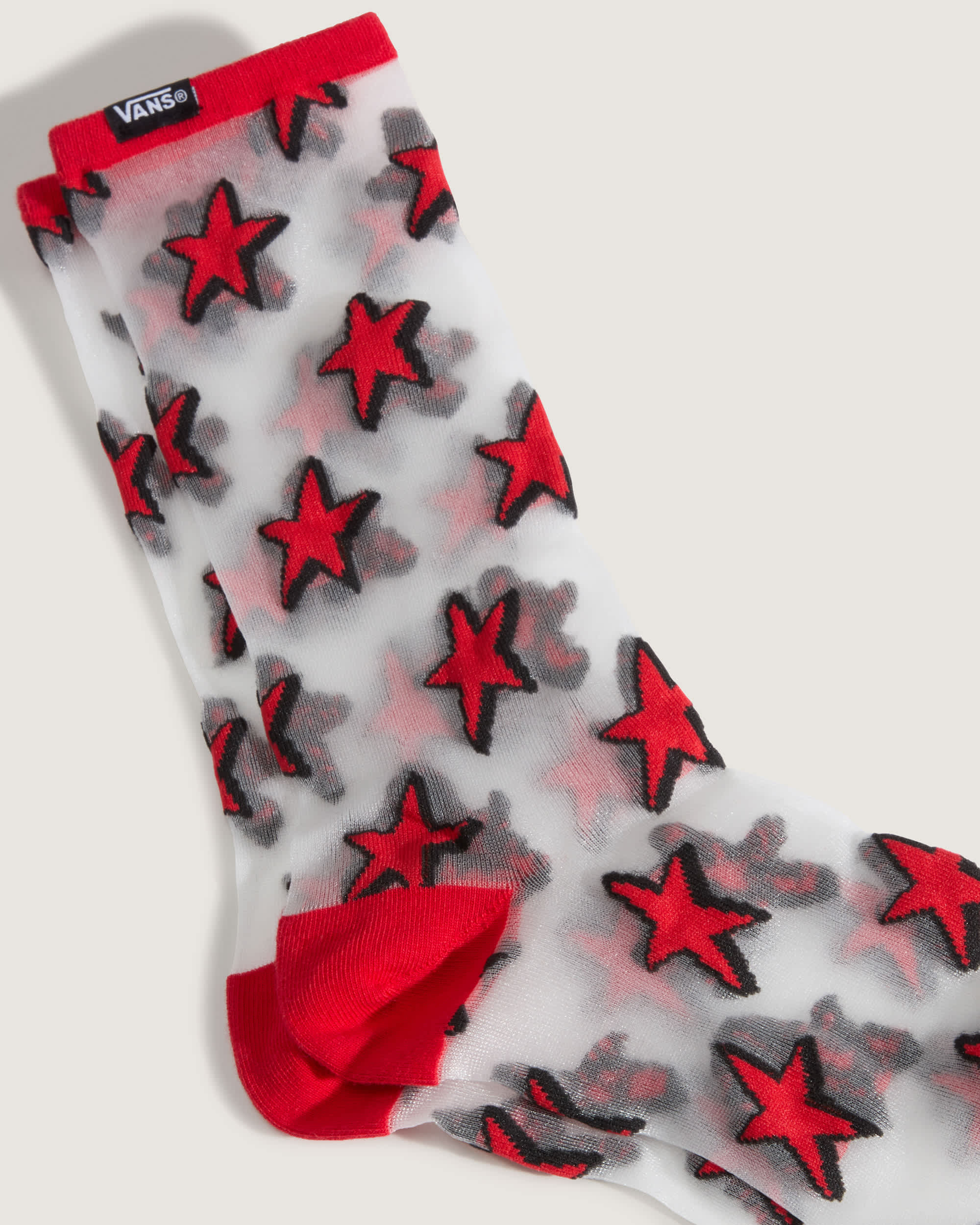 Hazy Sheer Crew RACING RED VANS Red ALT2