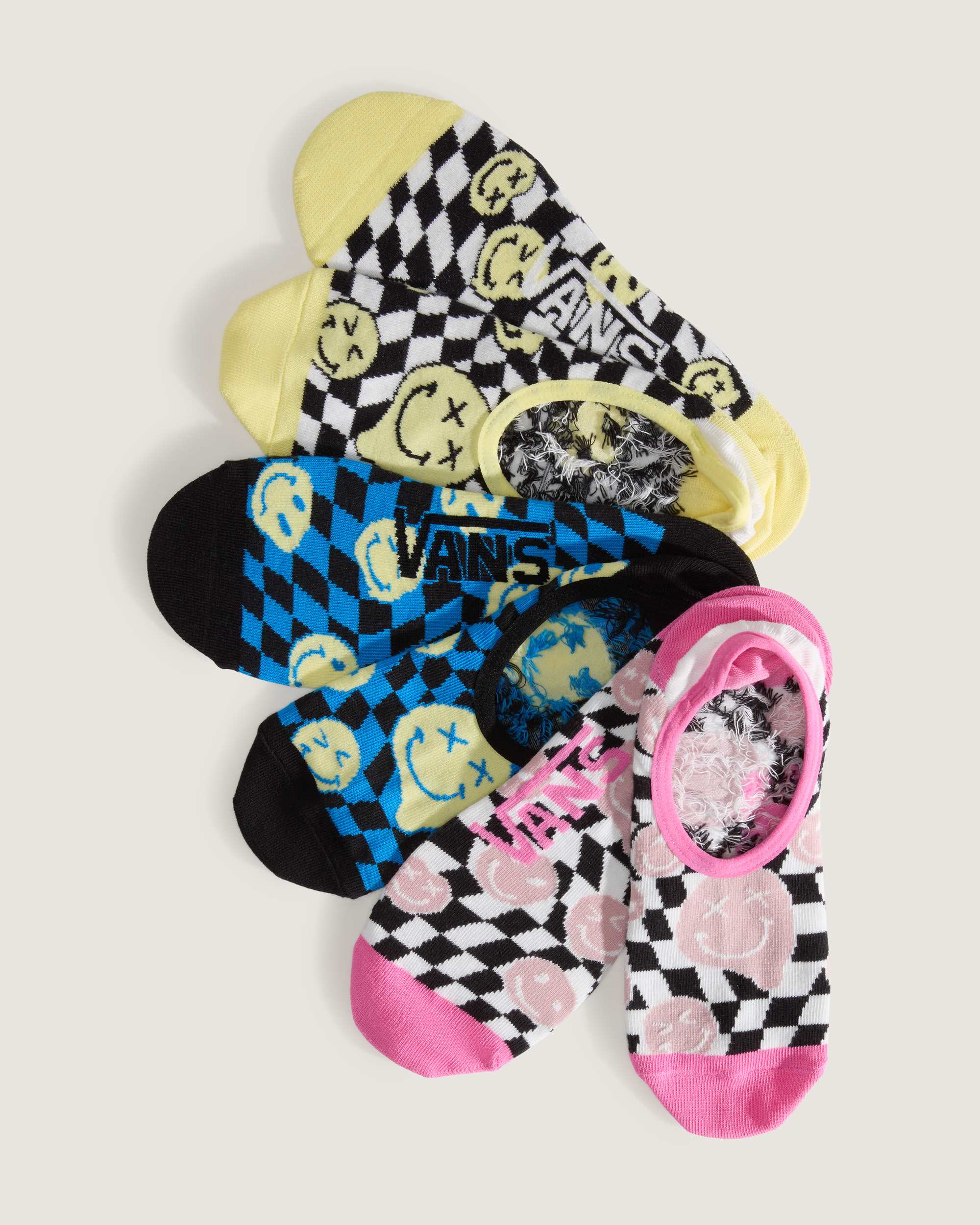 Chaussettes Ticker Canoodle Checkerboard 3 paires VANS Jaune HERO