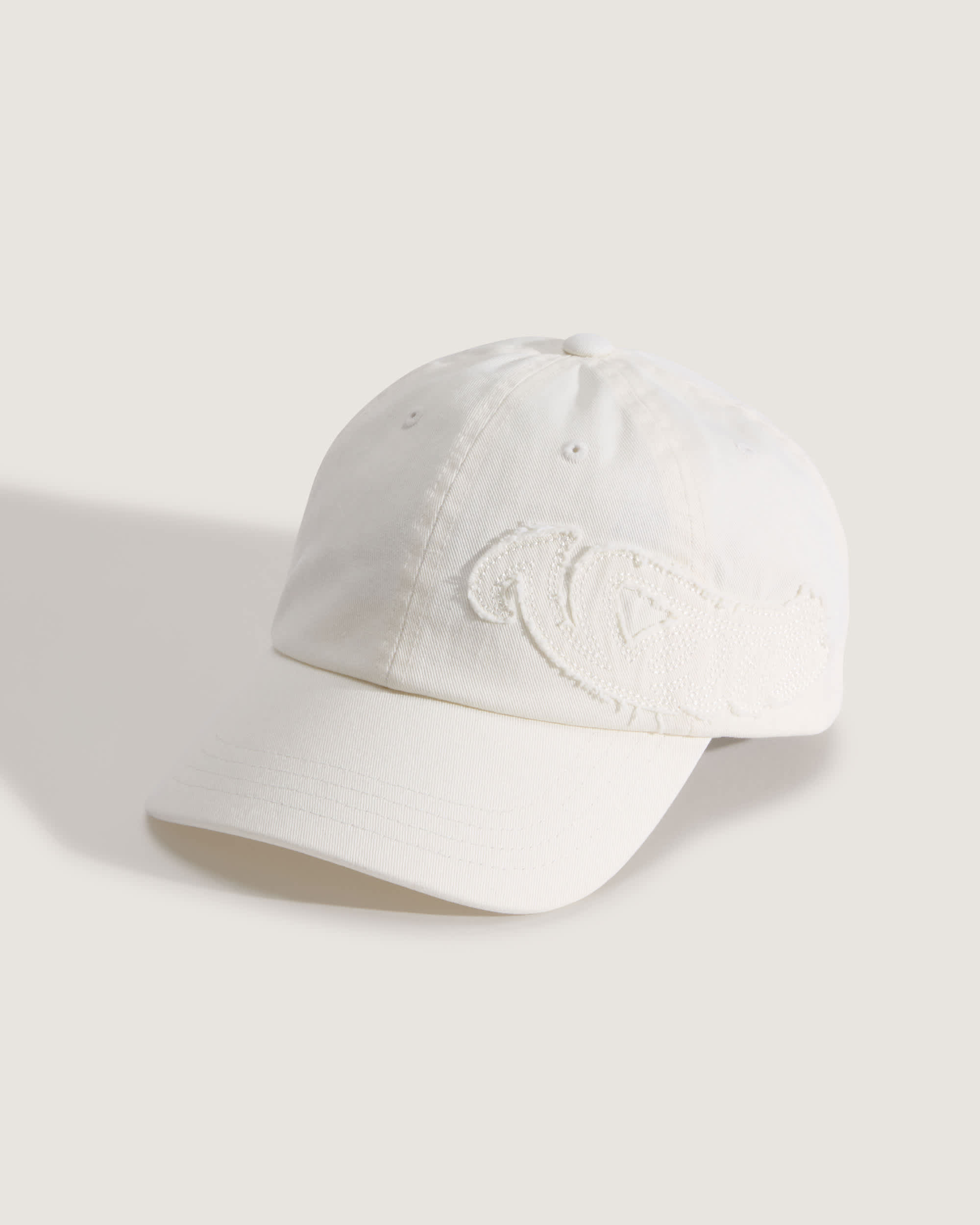 Gorra de jockey con visera curvada y detalle ondulado VANS Blanco HERO