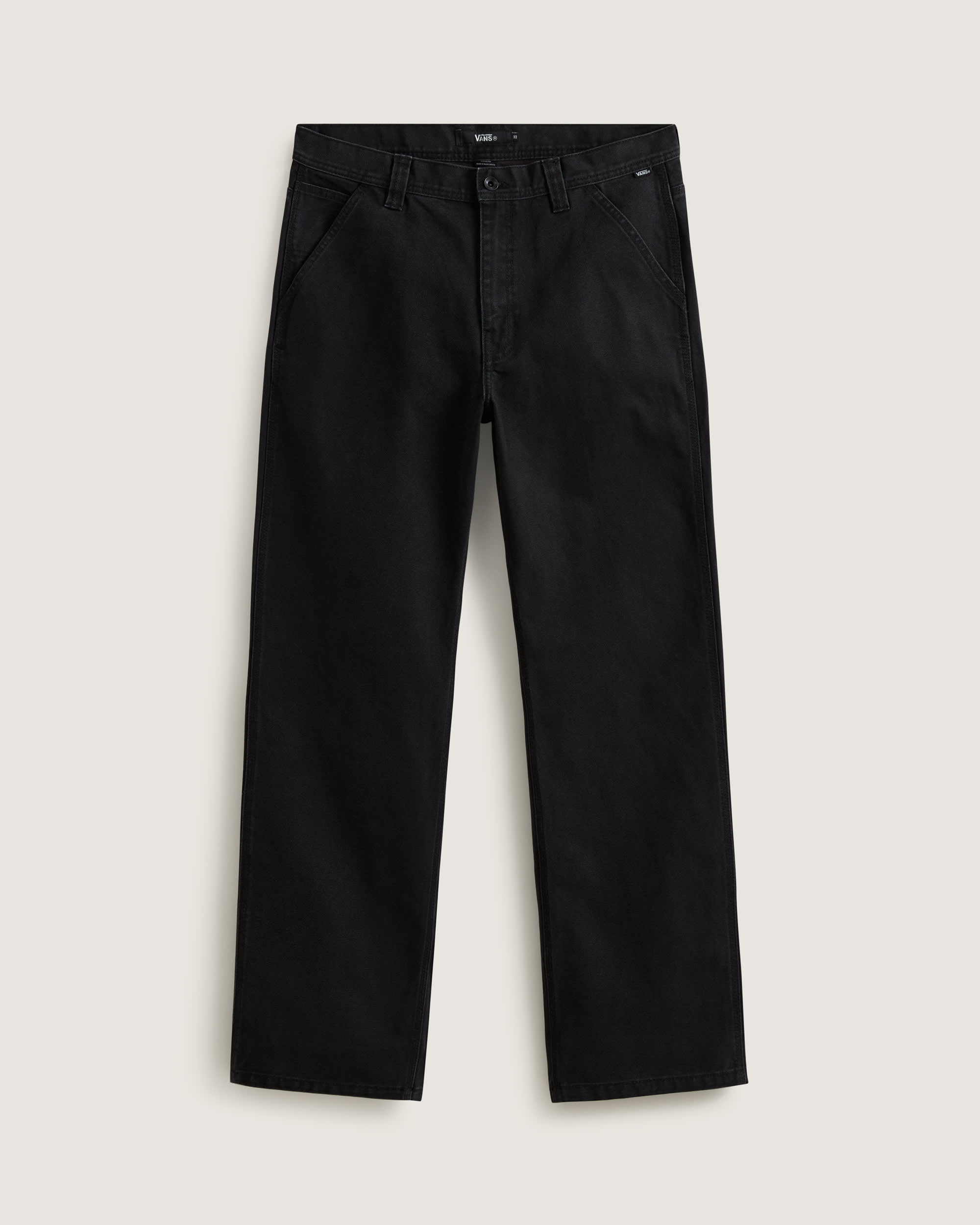 Drill Chore Loose Carpenter Trousers VANS Black HERO