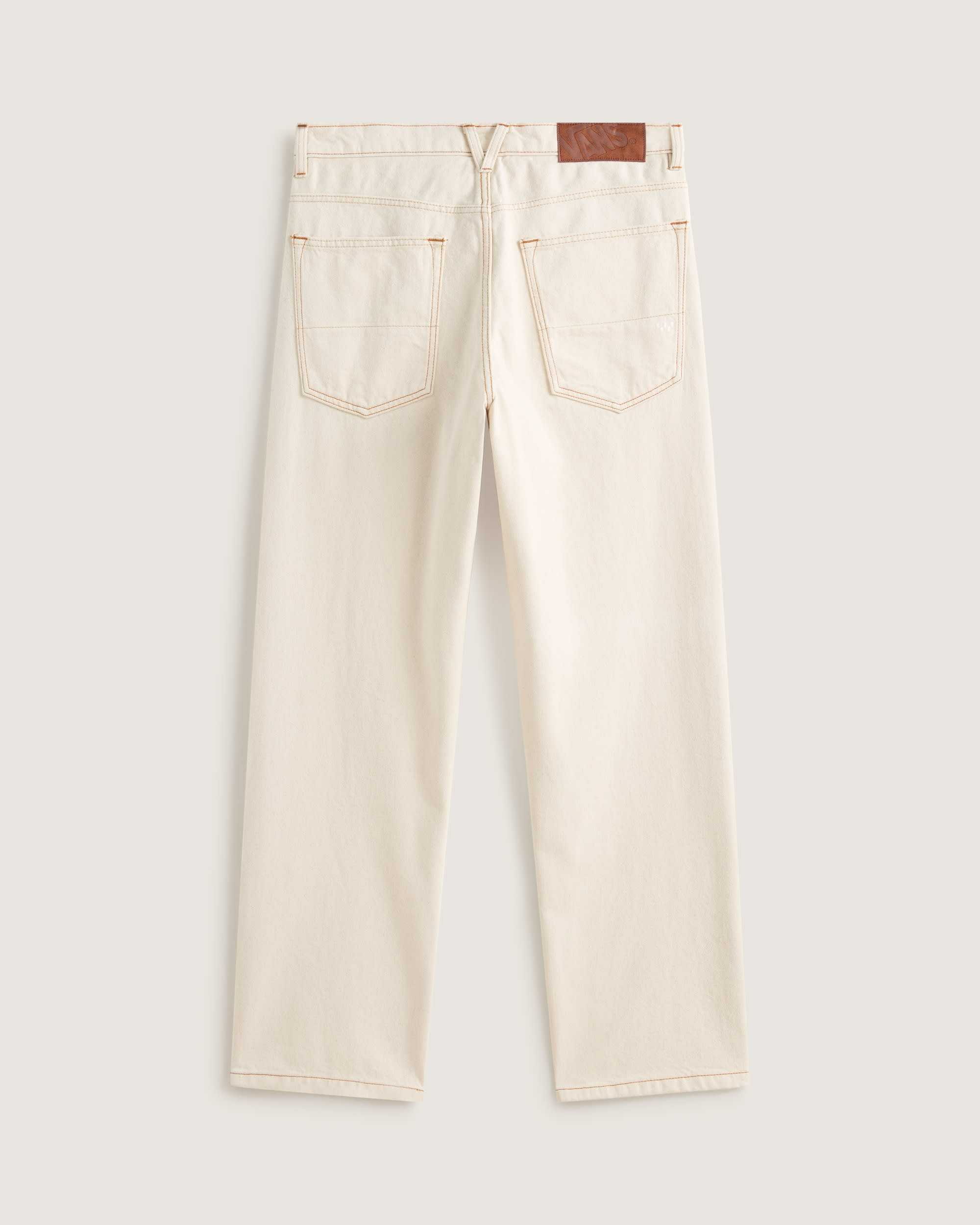 Premium Check5 Loose Denim Trousers VANS White ALT1