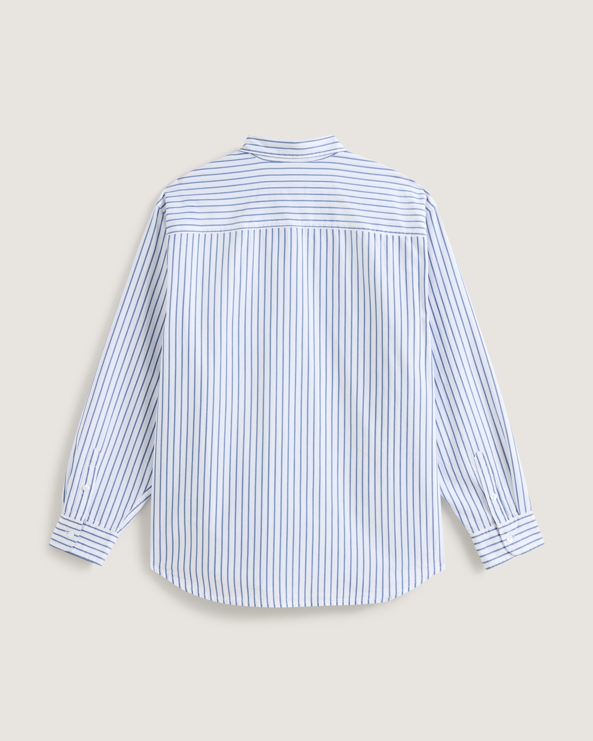Dobby Stripe LS Shirt White VANS Blanco ALT1