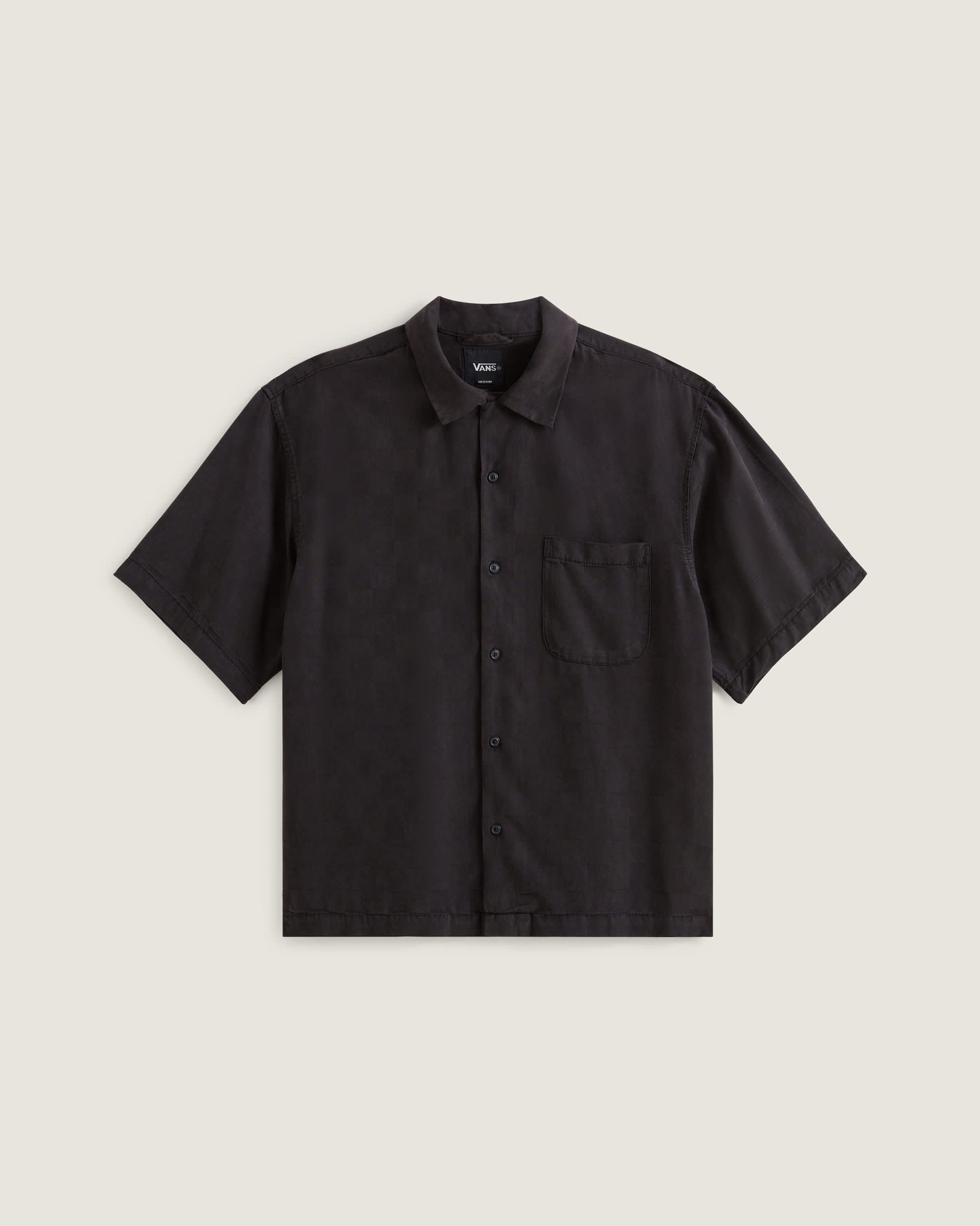 Camiseta Van Doren Check Camp VANS Negro HERO