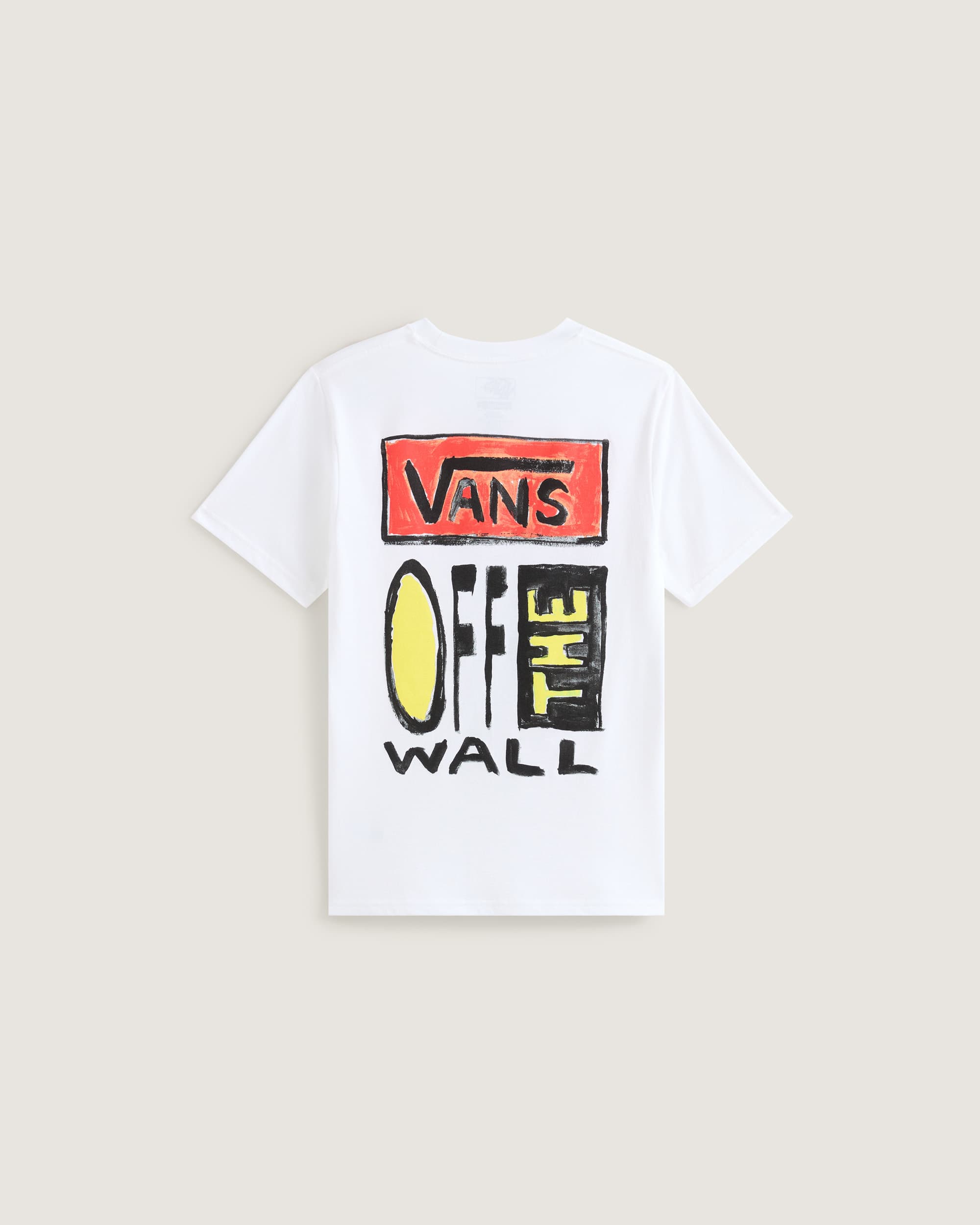 Tshirt Vans On Canvas Enfant 814 ans VANS Blanc ALT1