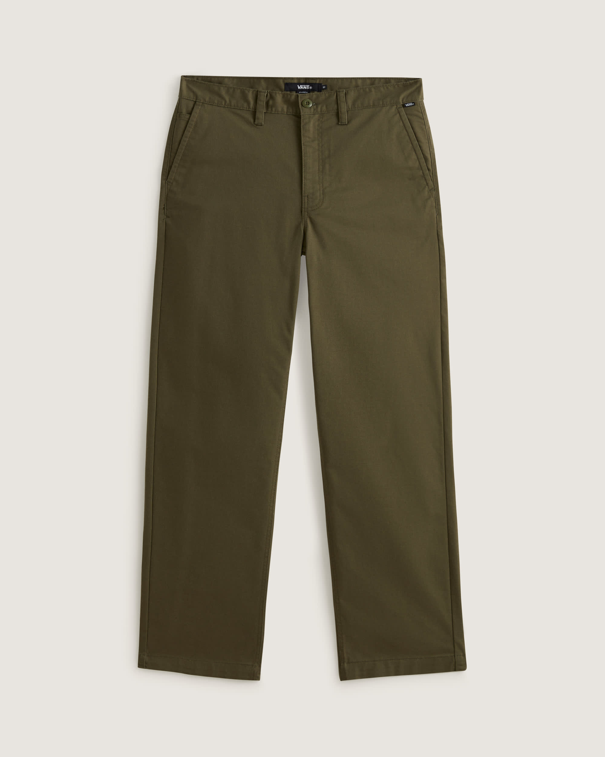 Authentic Chino Straight Trousers VANS Green HERO