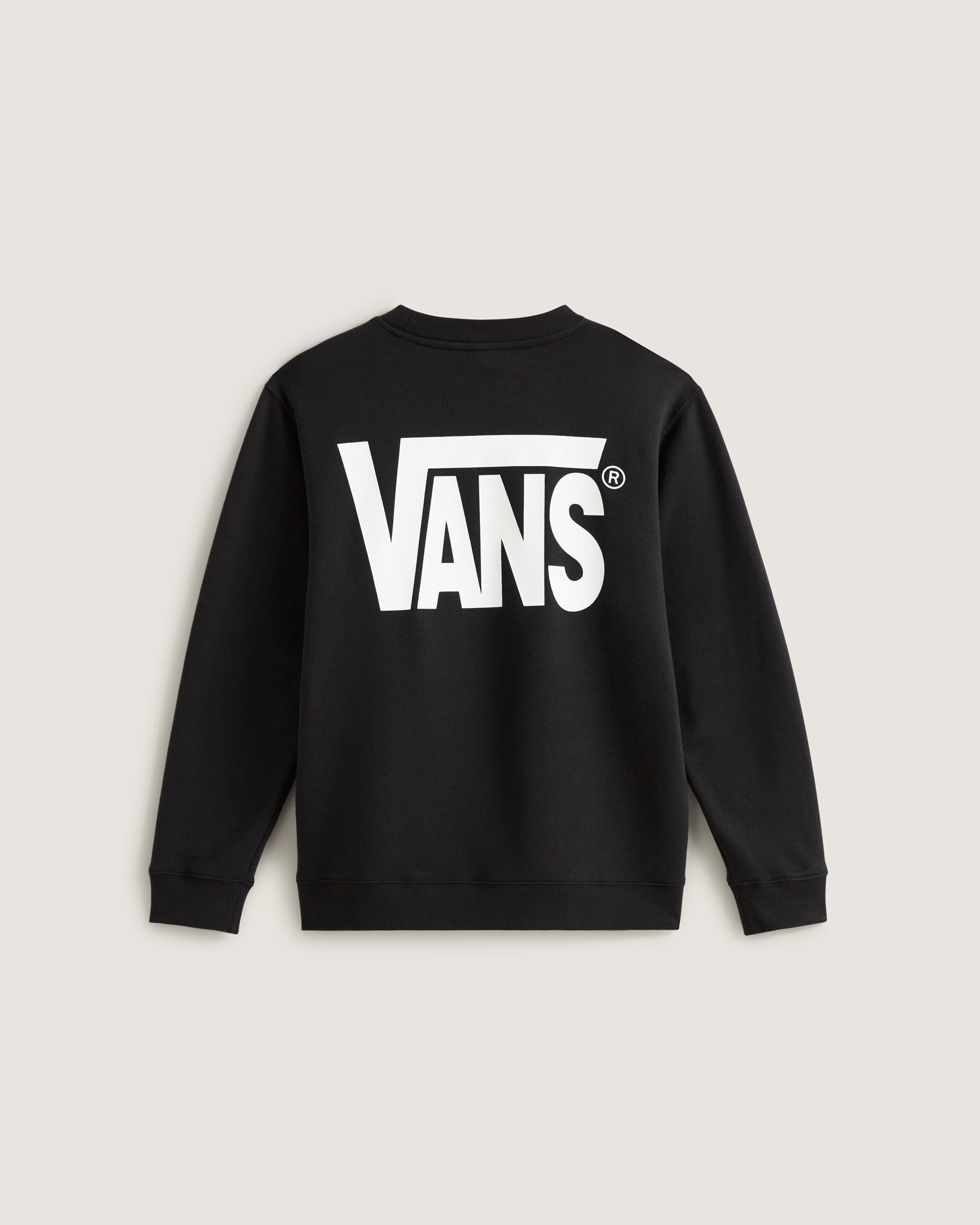 Kinder StretchSweatshirt mit Rundhalsausschnitt und Logo 814 Jahre VANS Schwarz ALT1