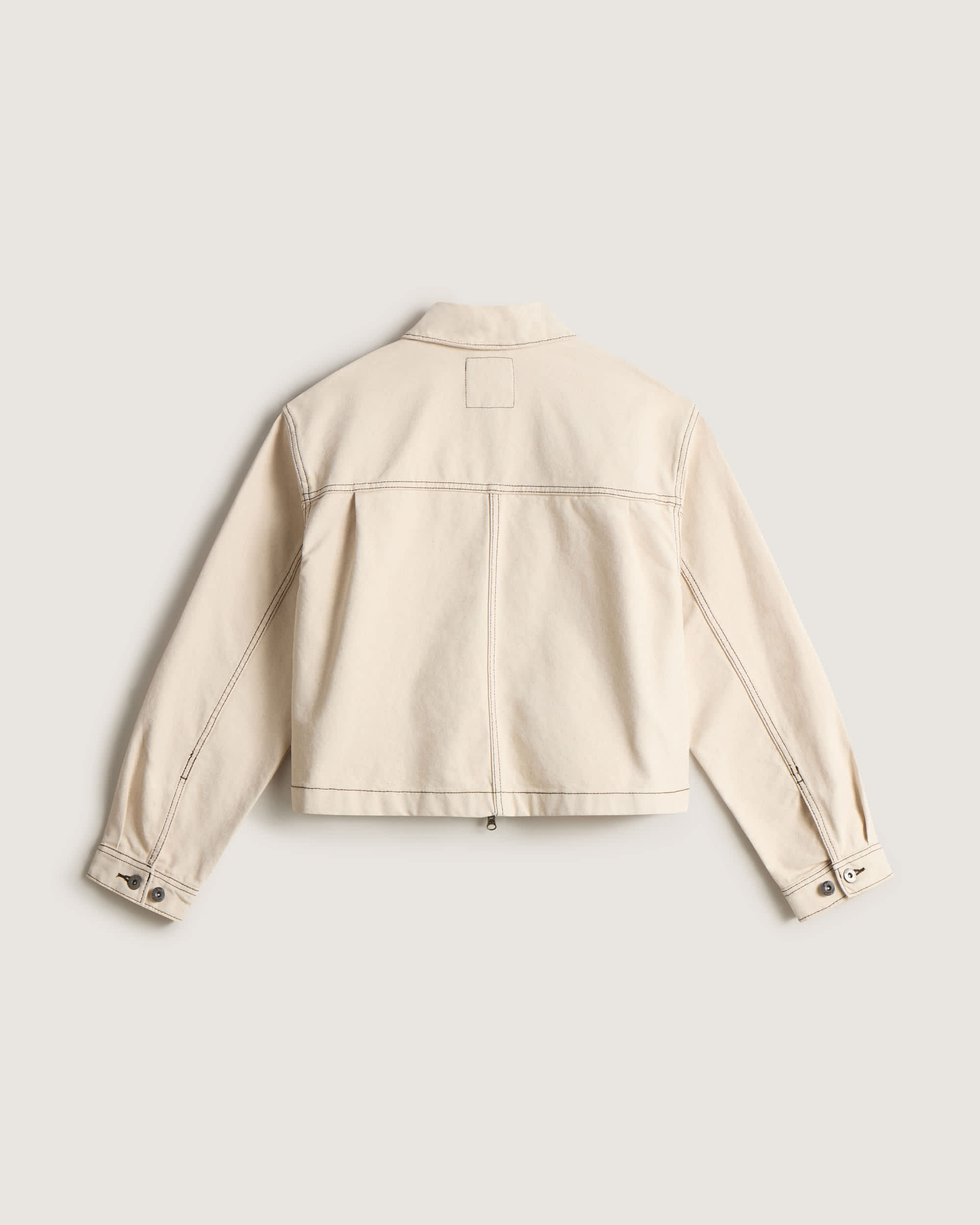 Emily Boxy Workwear Jacket Natural Seed VANS White ALT1