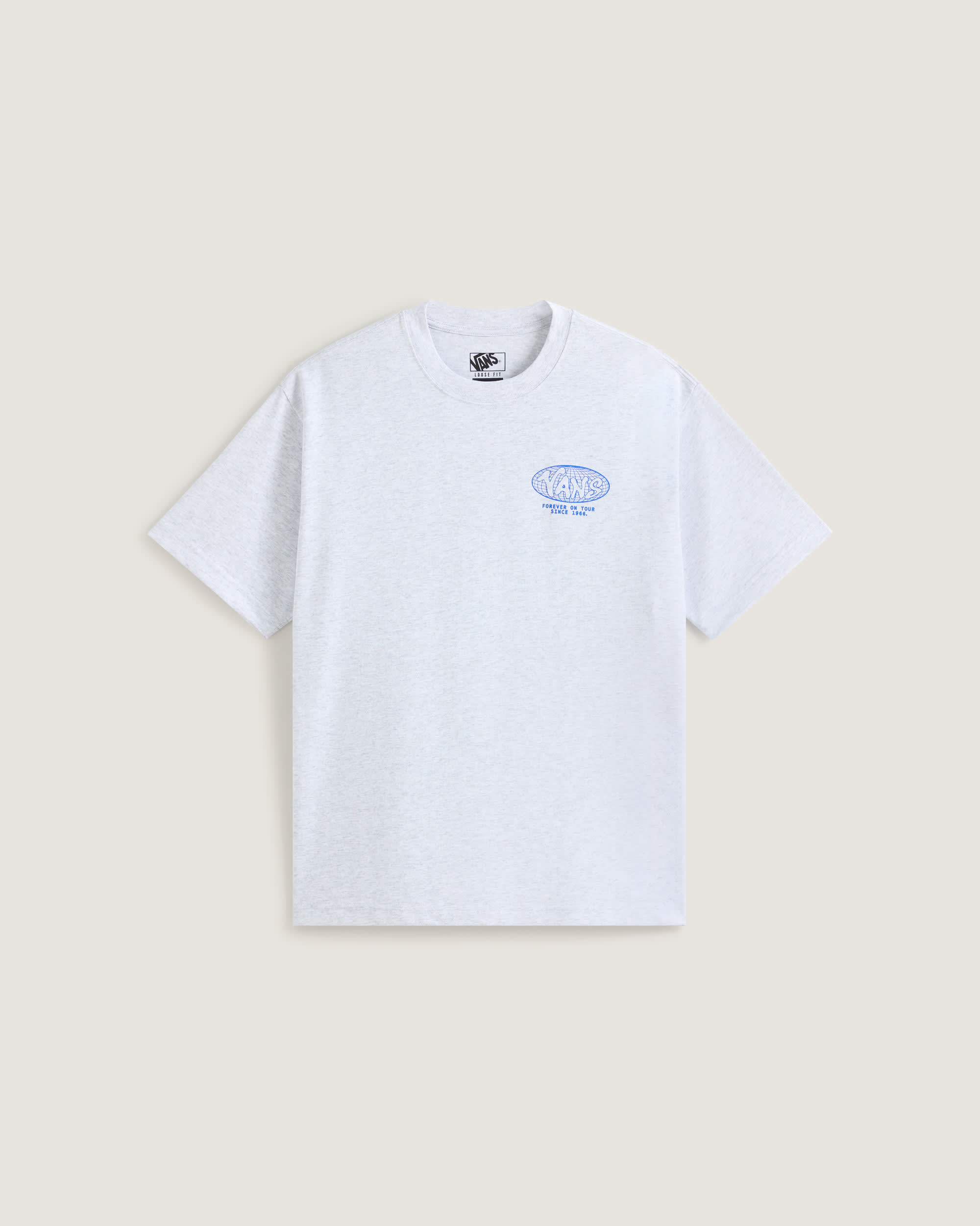 WORLD TOUR LOOSE SS TEE Light Grey Heather VANS Gris HERO
