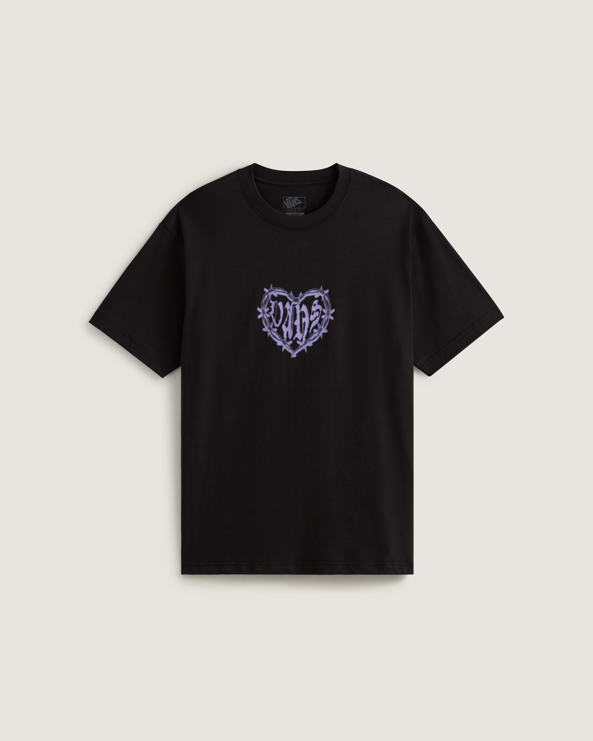 Barbed Heart Loose TShirt VANS Black HERO