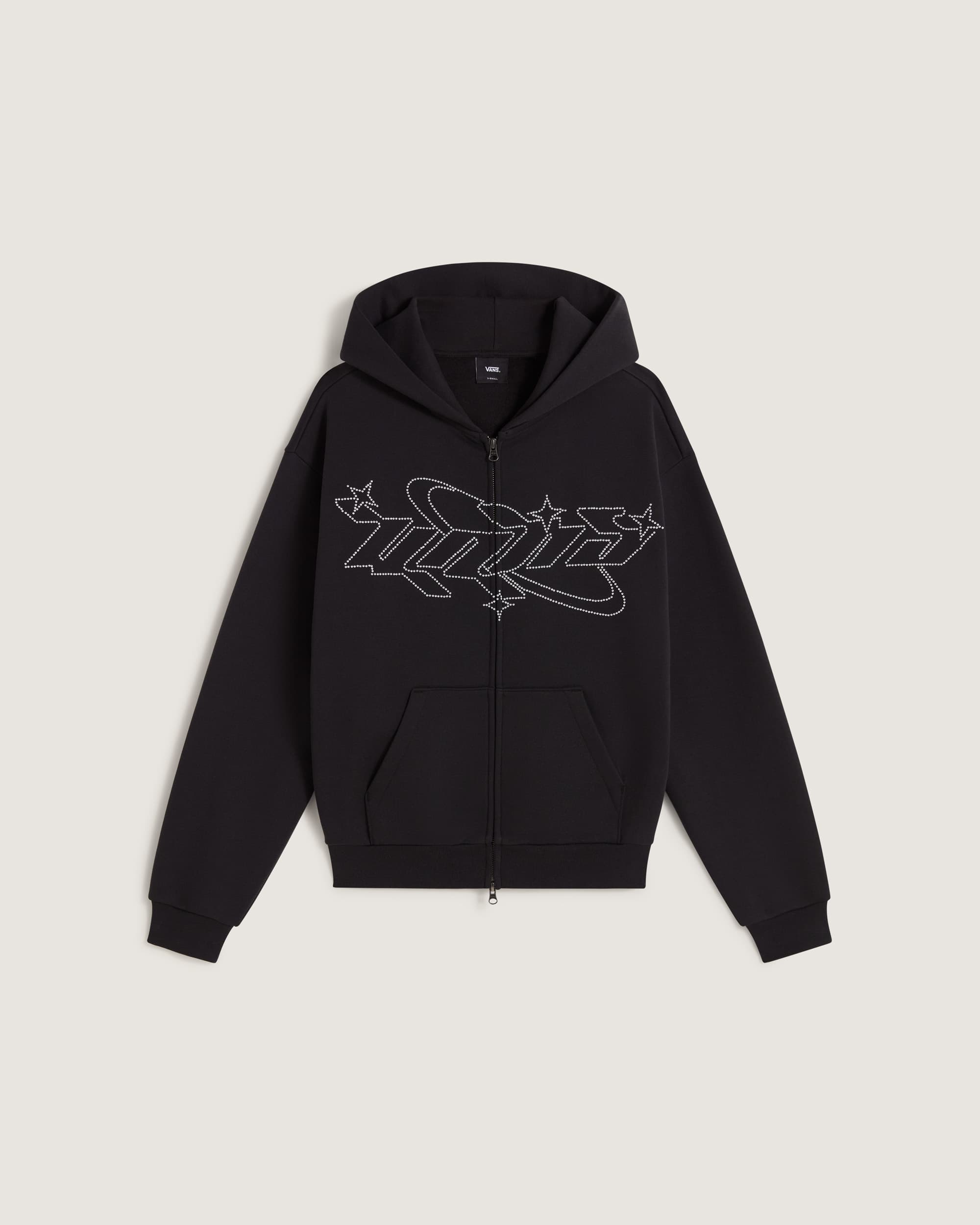 Y2K Star Zip Hoodie VANS Zwart HERO