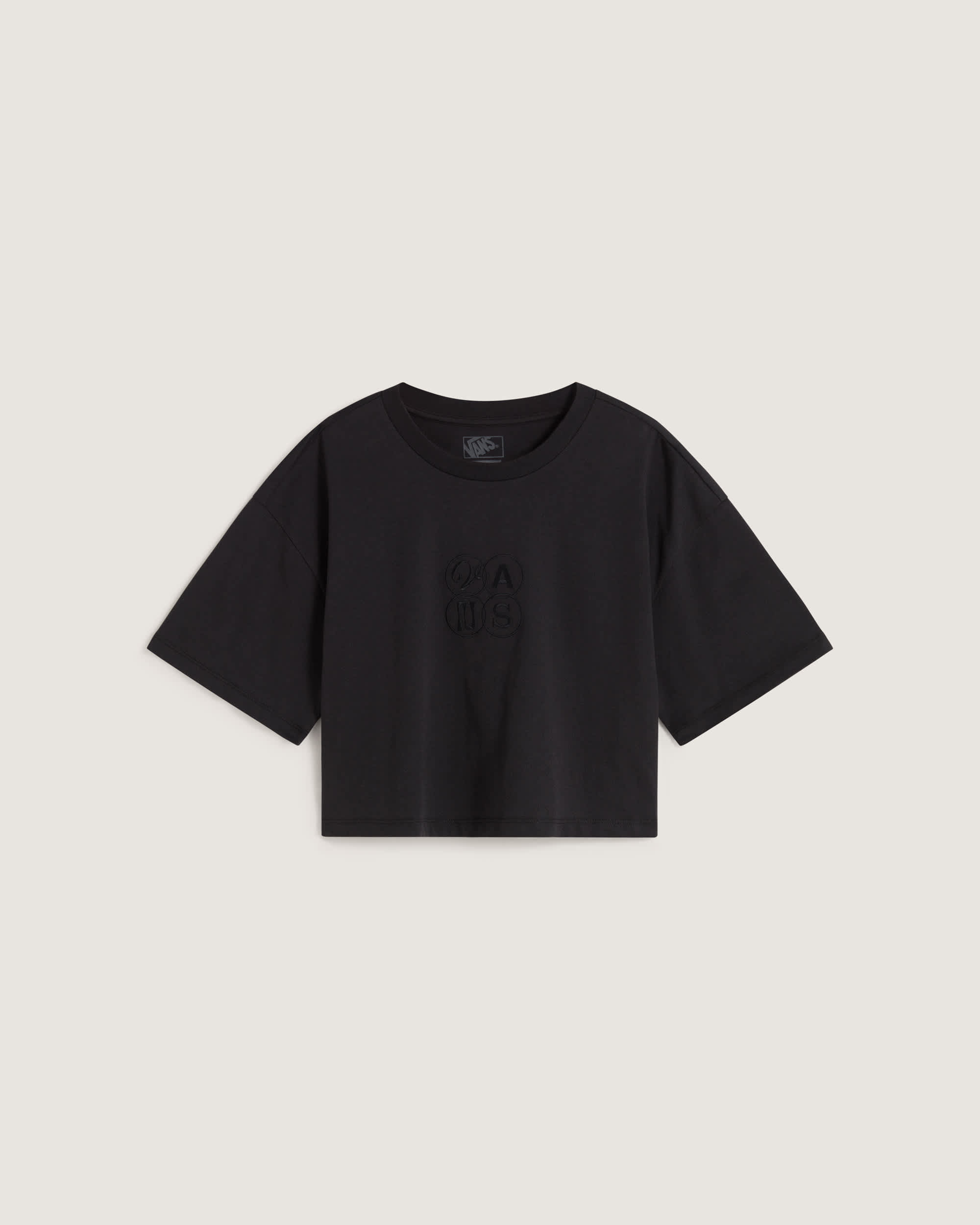 ELLIPSE RELAX CROP SS Black VANS Noir HERO