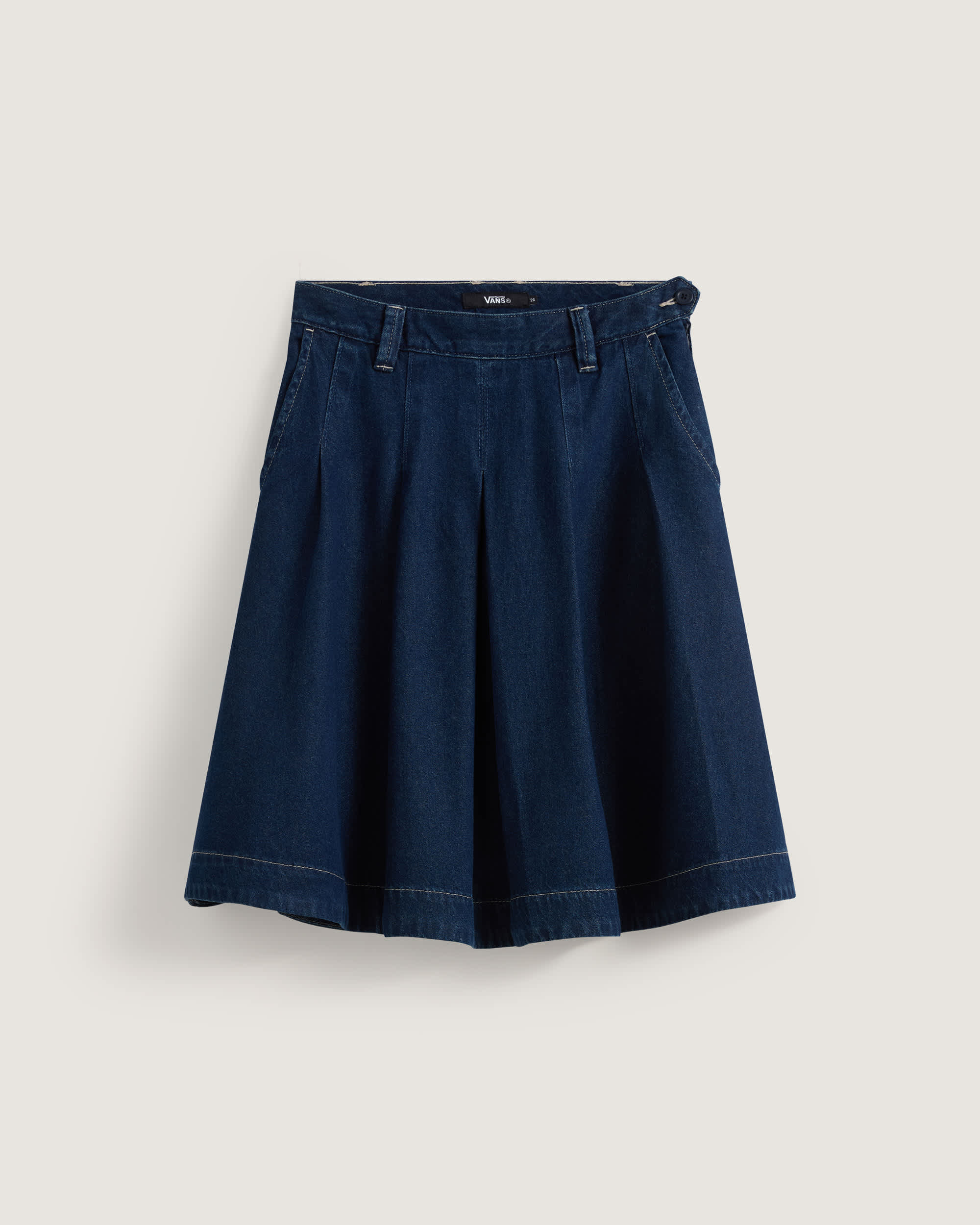Authentic Chino Denim Skirt Dark Rinse VANS Blau HERO