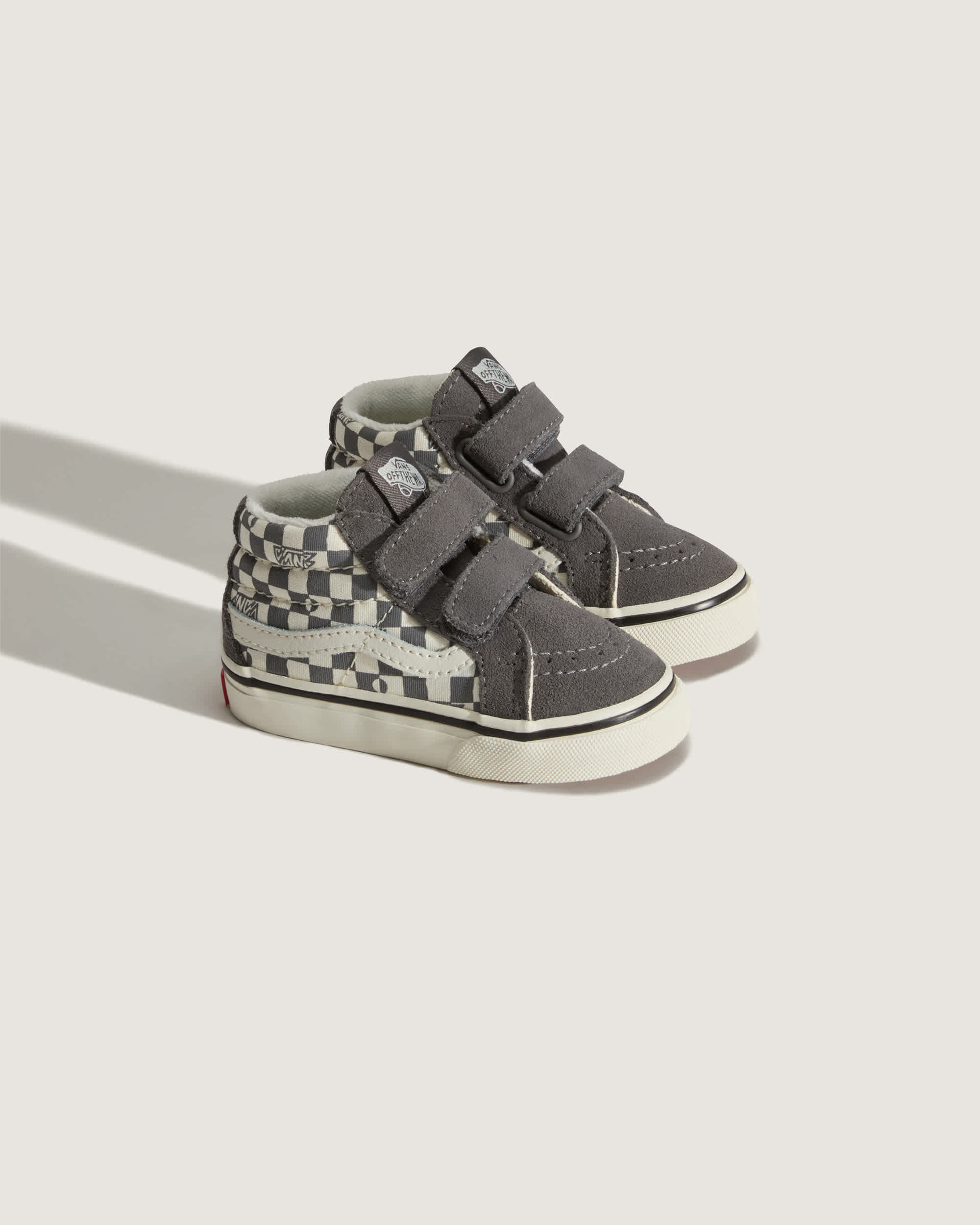 SK8Mid Reissue V GEO CHECK PEWTER VANS Grey ALT1