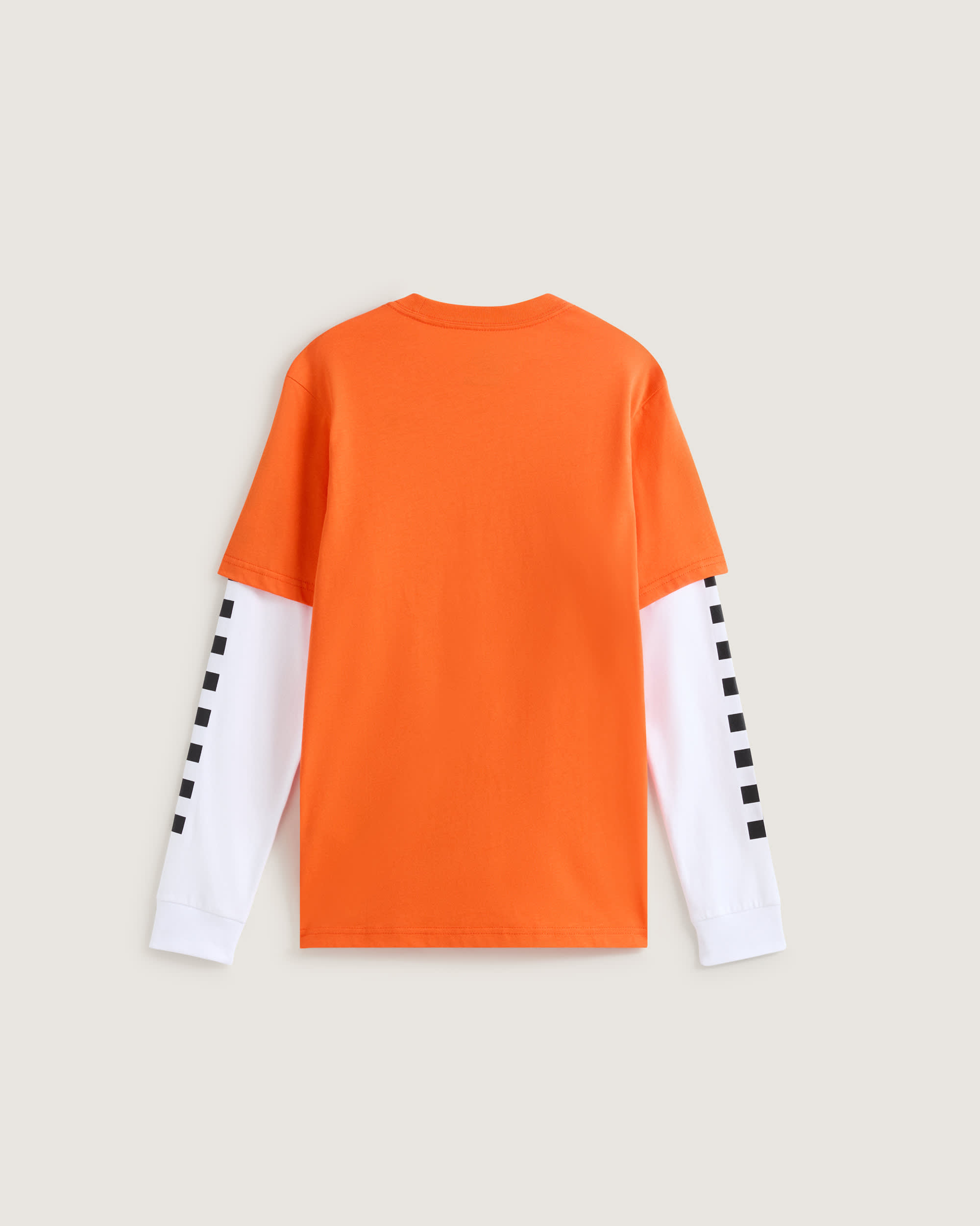 Twofer LangarmTShirt 814 Jahre mit CheckDetails VANS Orange ALT1