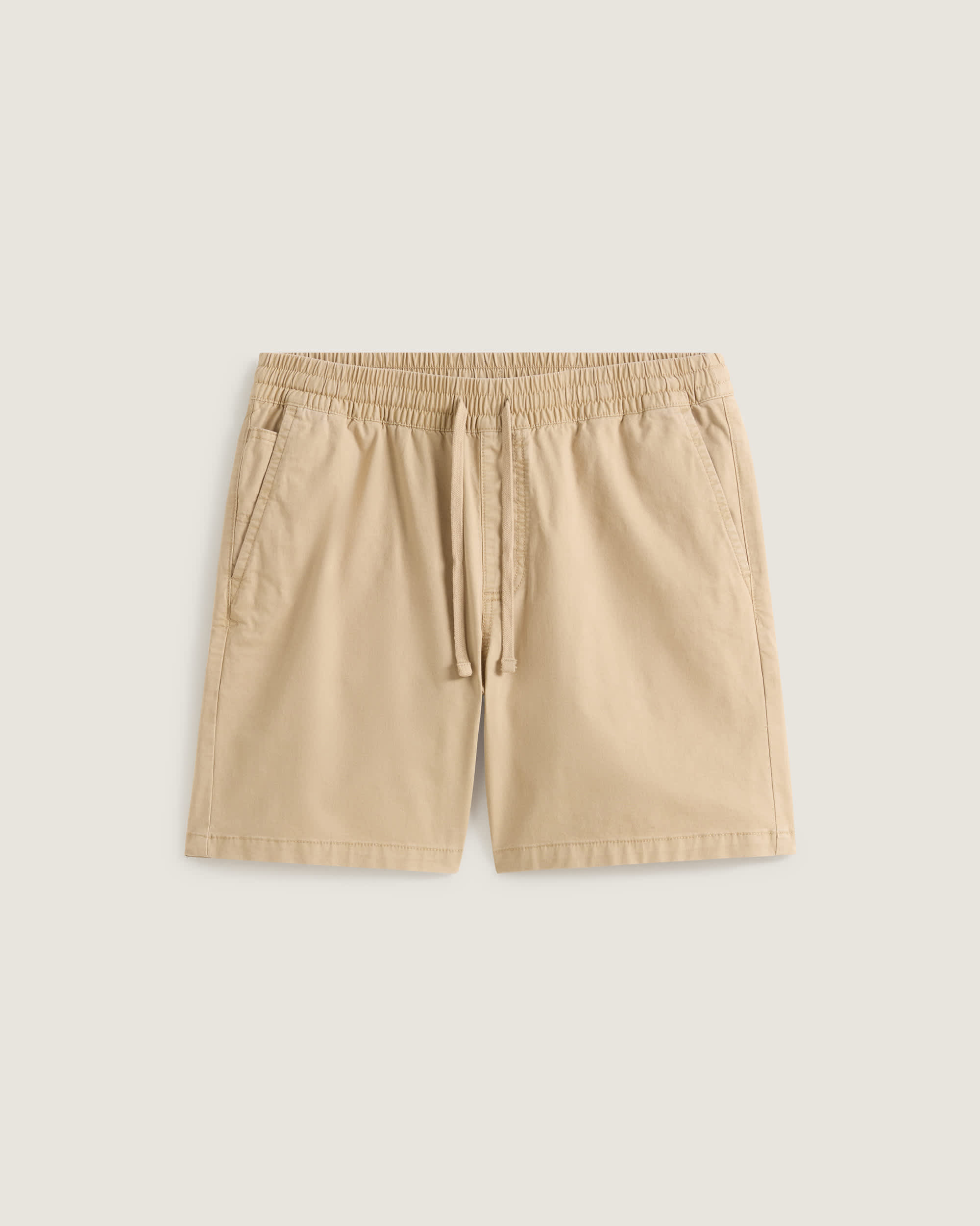 Pantaln corto elstico de corte holgado VANS Beis HERO