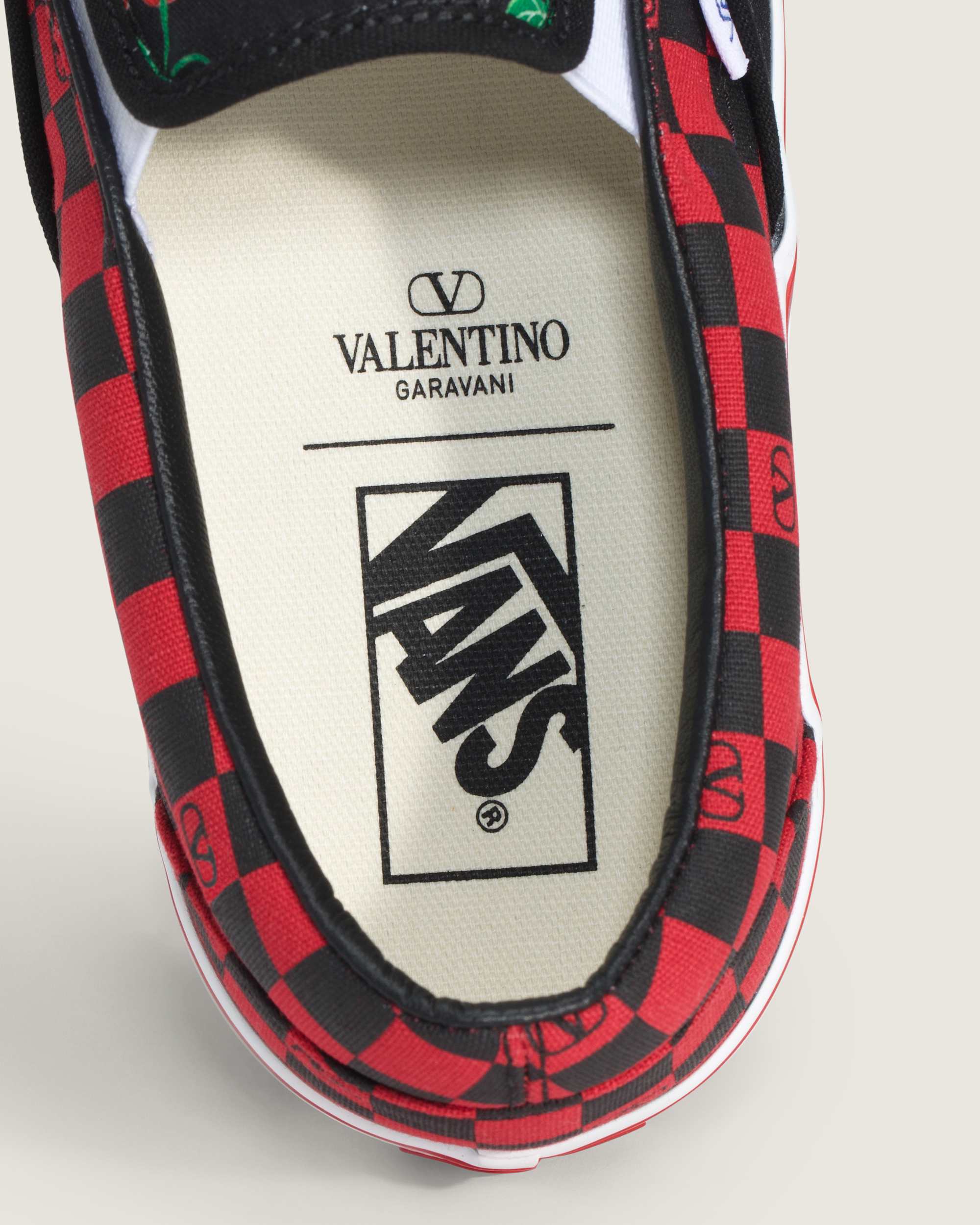 Scarpe Classic SlipOn Checkerboard Valentino Garavani e Vans VANS Rosso ALT4