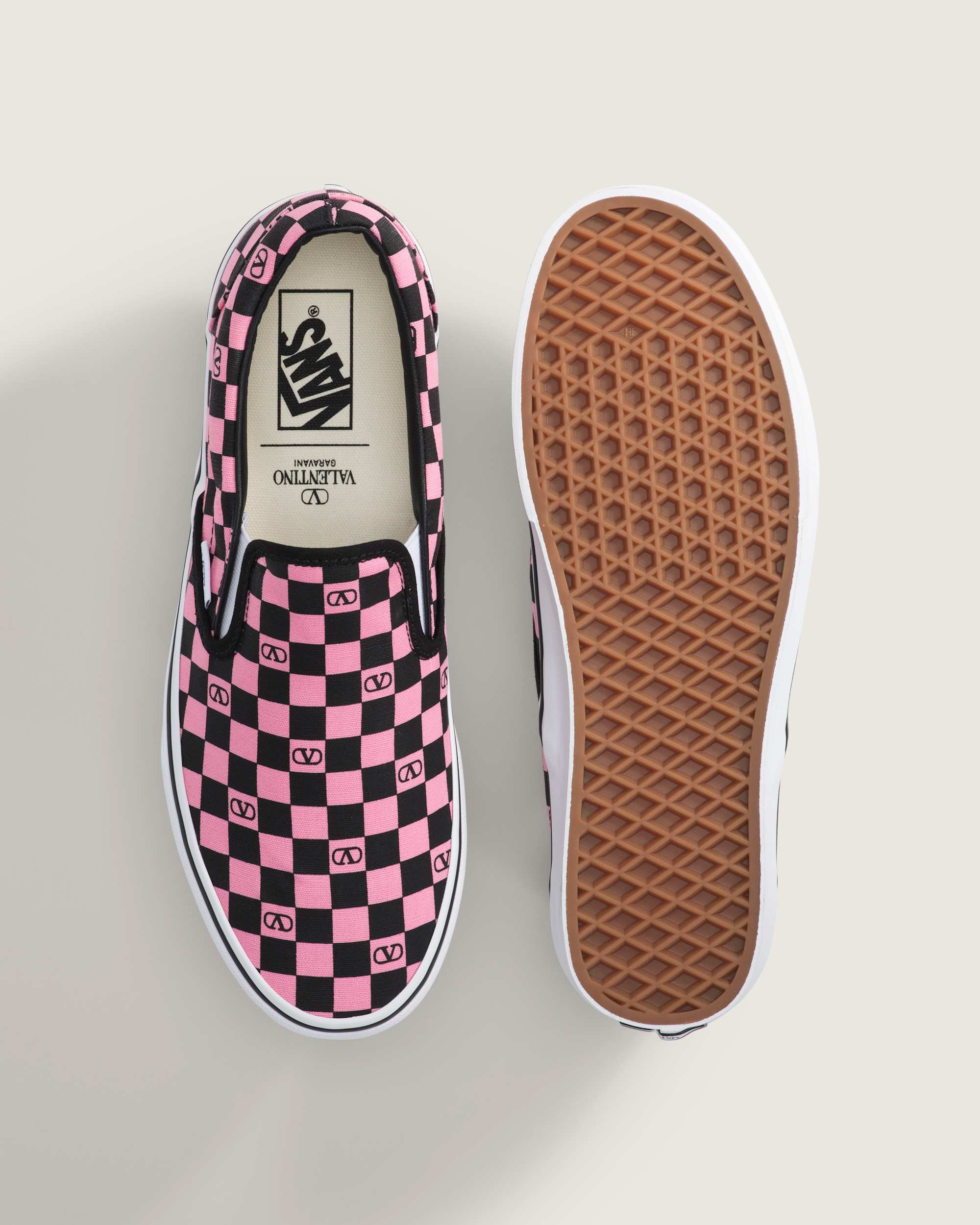 Scarpe Classic SlipOn Checkerboard Valentino Garavani e Vans VANS Rosa ALT2
